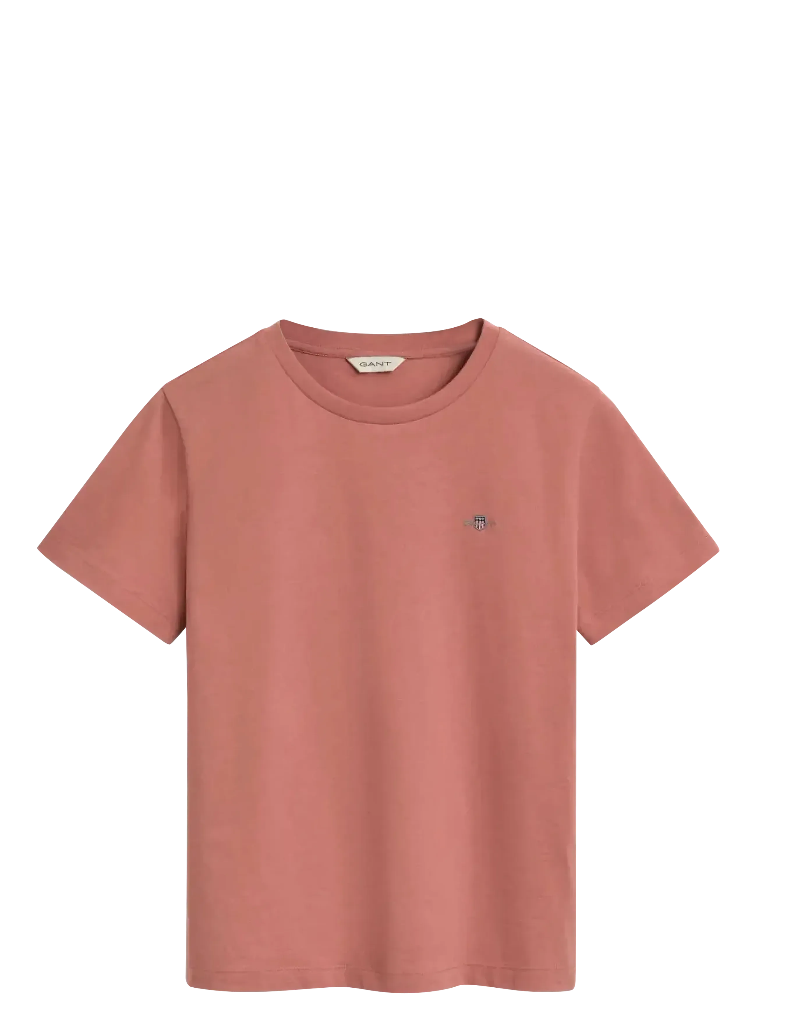 Gant - REG SHIELD SS T-SHIRT - t-shirts - faded brick - 1