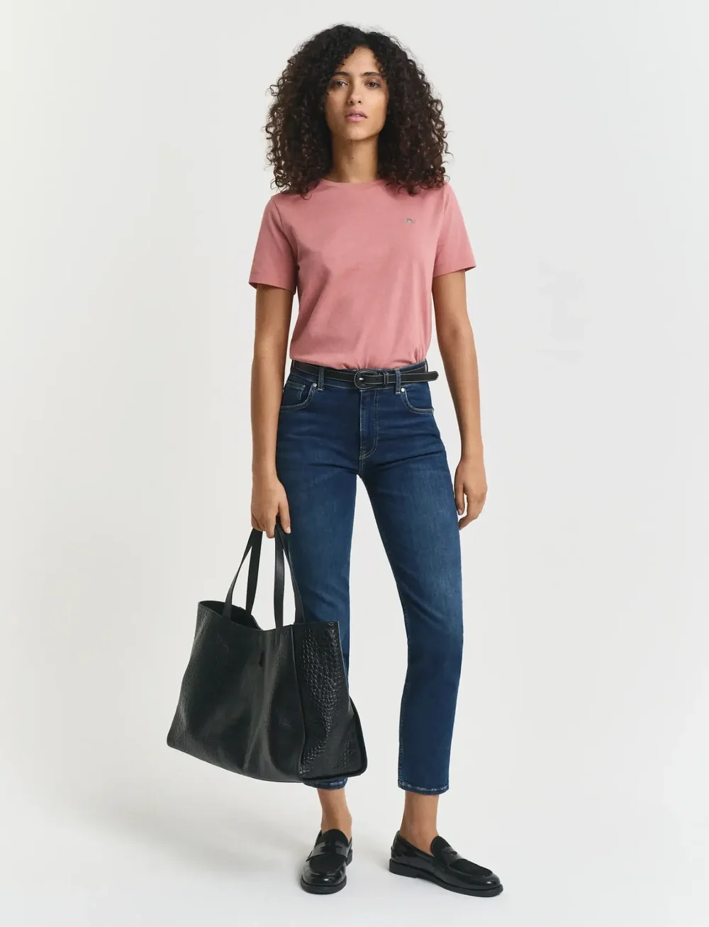 GANT - REG SHIELD SS T-SHIRT - t-shirts - faded brick - 4