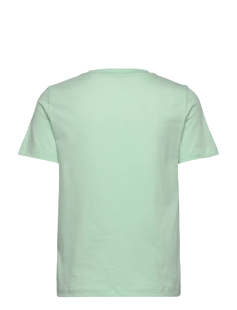 Gant - REG SHIELD SS T-SHIRT - marškinėliai - faded mint - 2