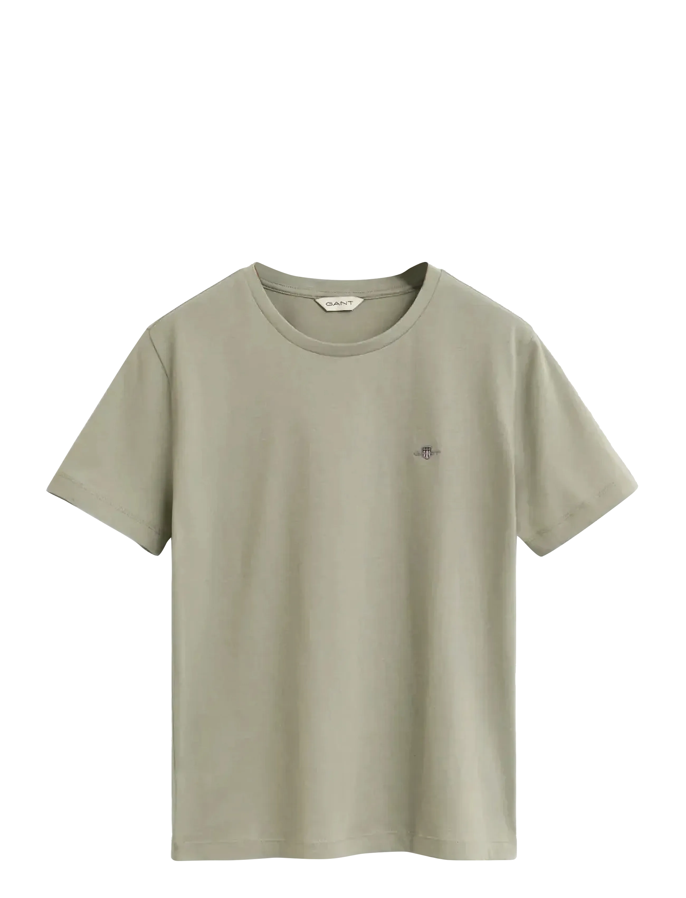 GANT REG SHIELD SS T-SHIRT - GANT - FADED SAGE / green