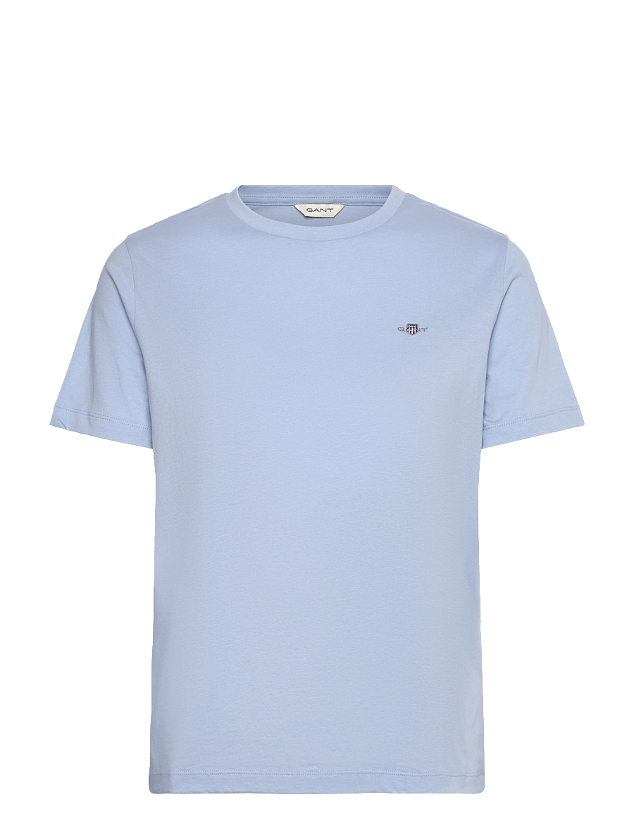 Gant - REG SHIELD SS T-SHIRT - t-shirts - fresh blue - 0