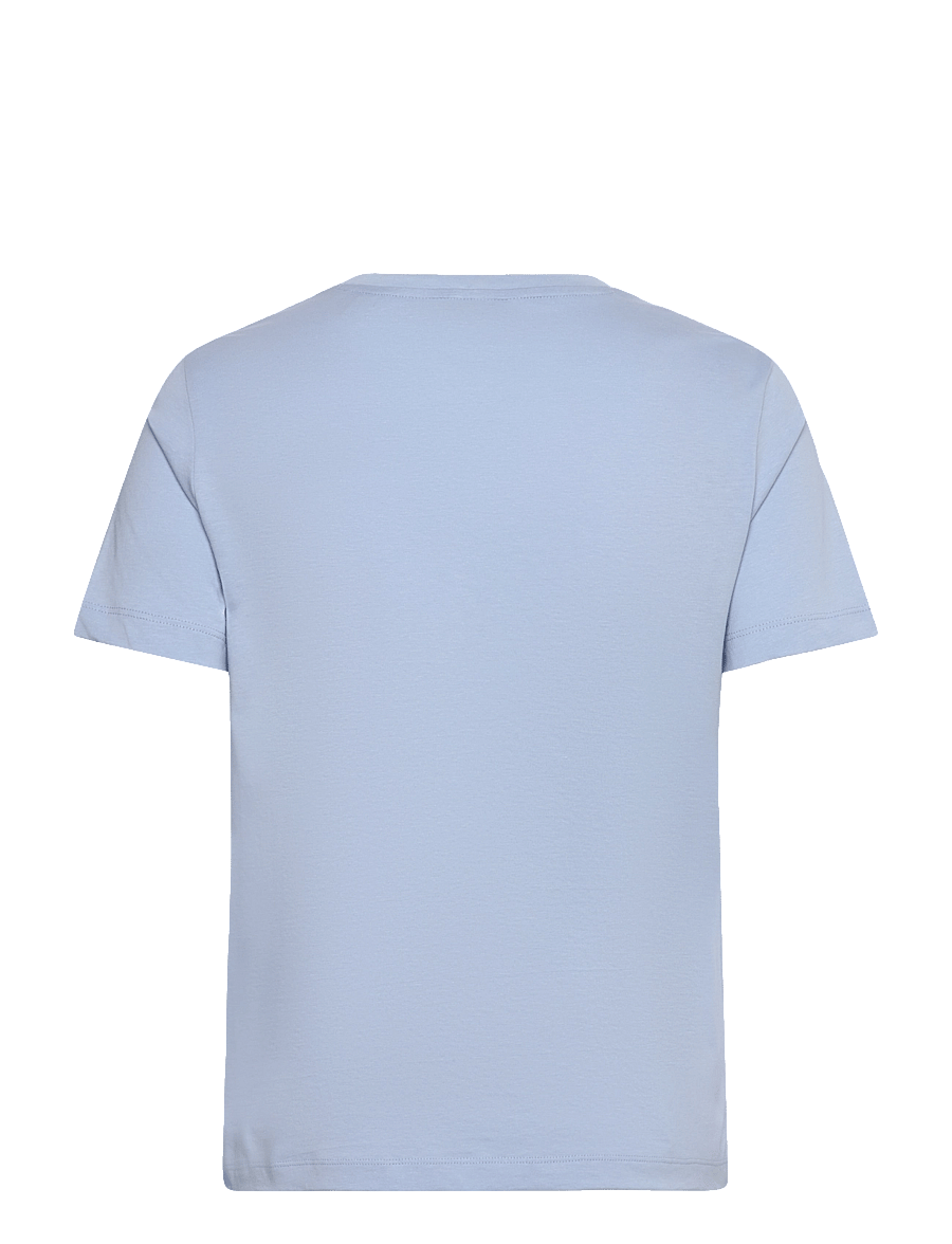 Gant - REG SHIELD SS T-SHIRT - t-shirts - fresh blue - 1