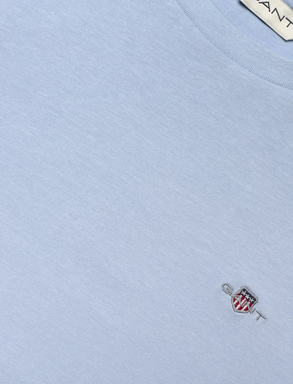 GANT - REG SHIELD SS T-SHIRT - t-shirts - fresh blue - 2