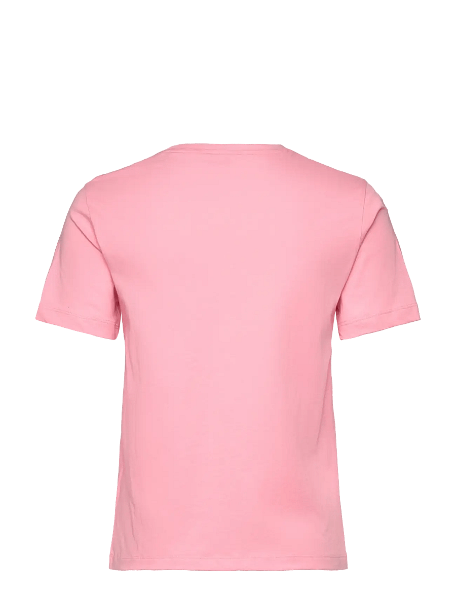 Gant - REG SHIELD SS T-SHIRT - t-shirts - geranium pink - 1
