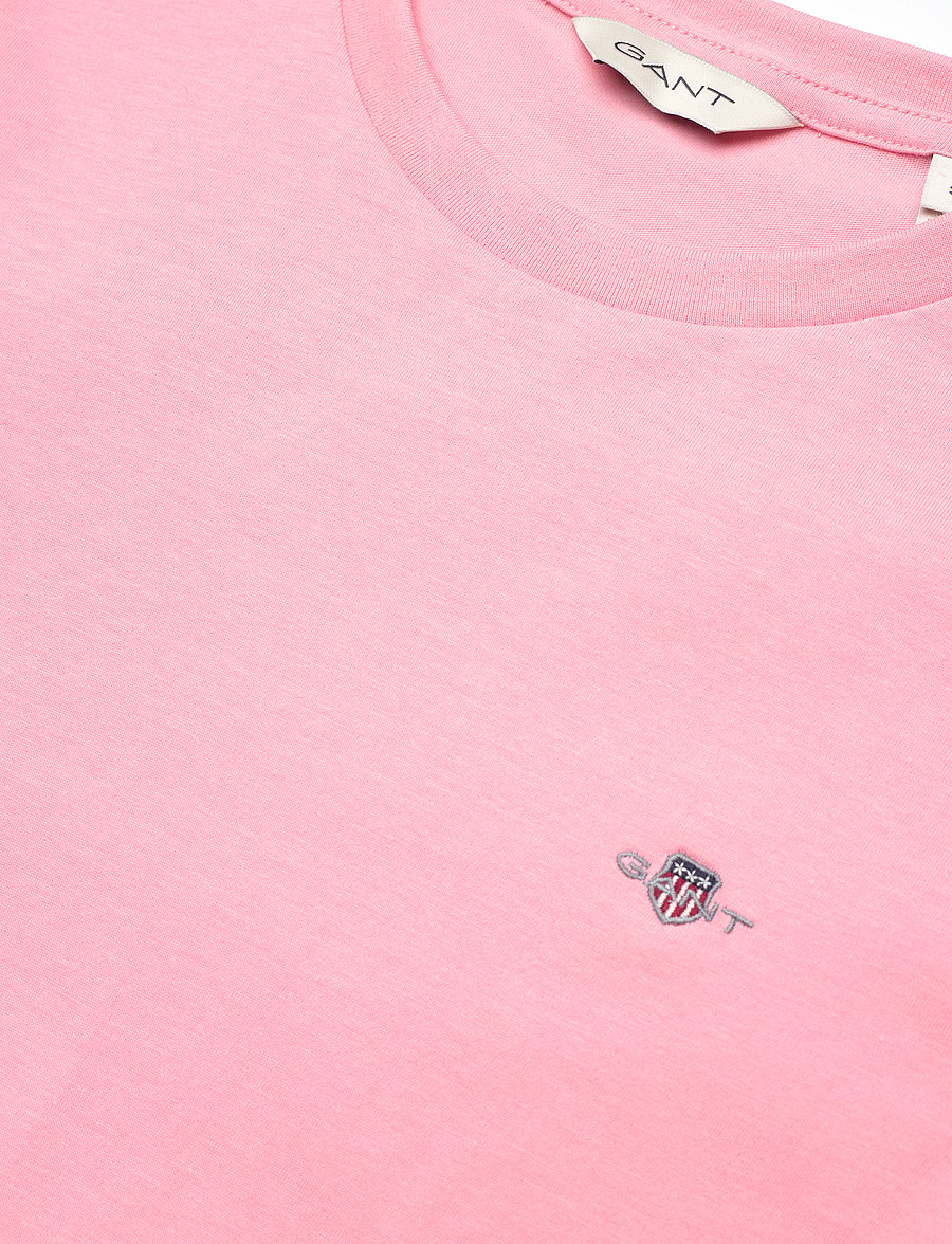 Gant - REG SHIELD SS T-SHIRT - t-shirts - geranium pink - 2