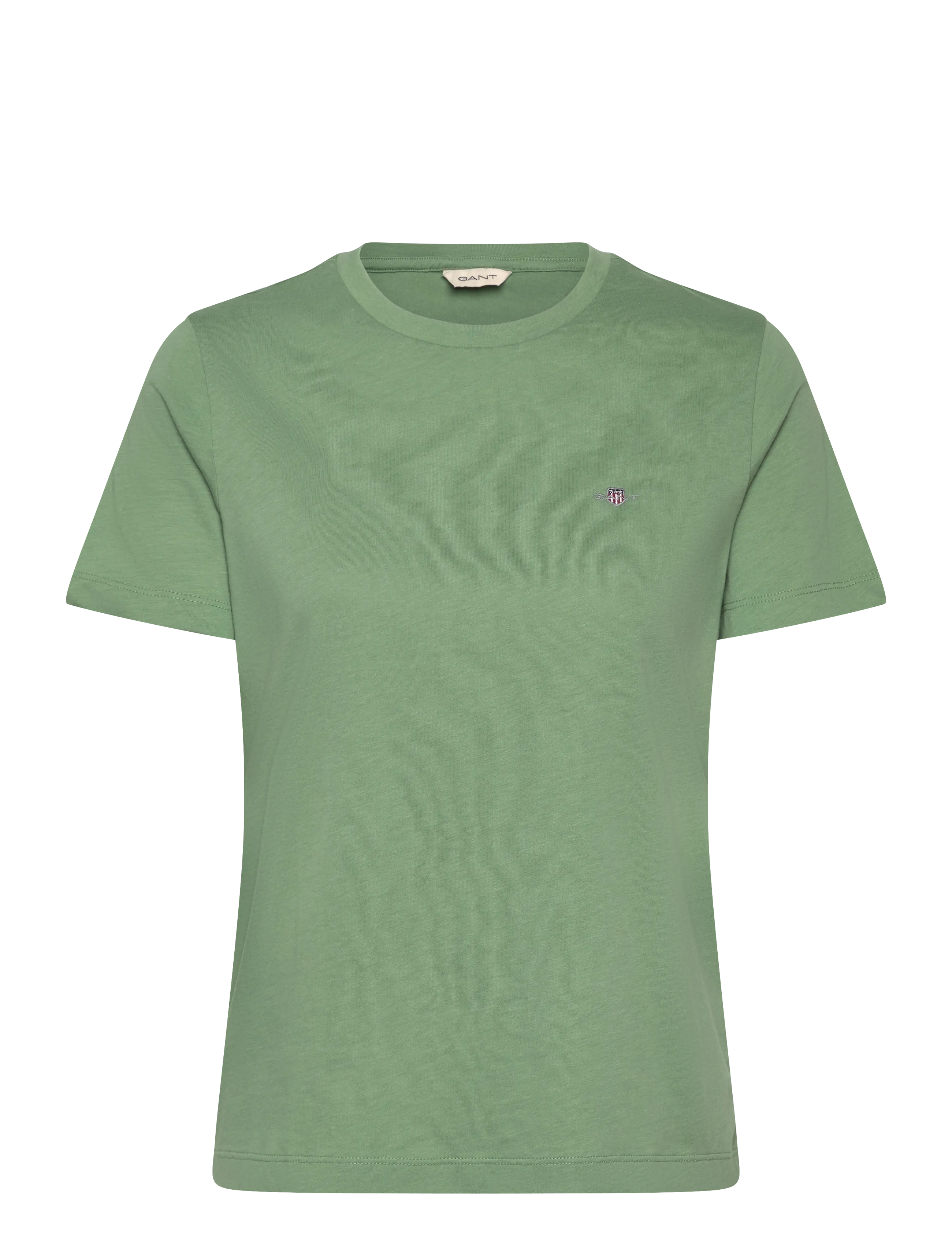 Gant REG SHIELD SS T-SHIRT - T-shirts & Toppe - KALAMATA GREEN / green