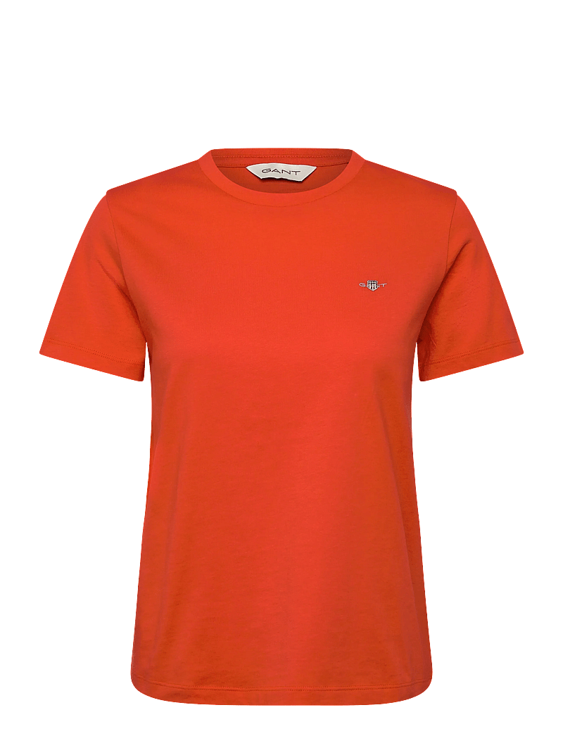 GANT - REG SHIELD SS T-SHIRT - t-särgid - perfect red - 0