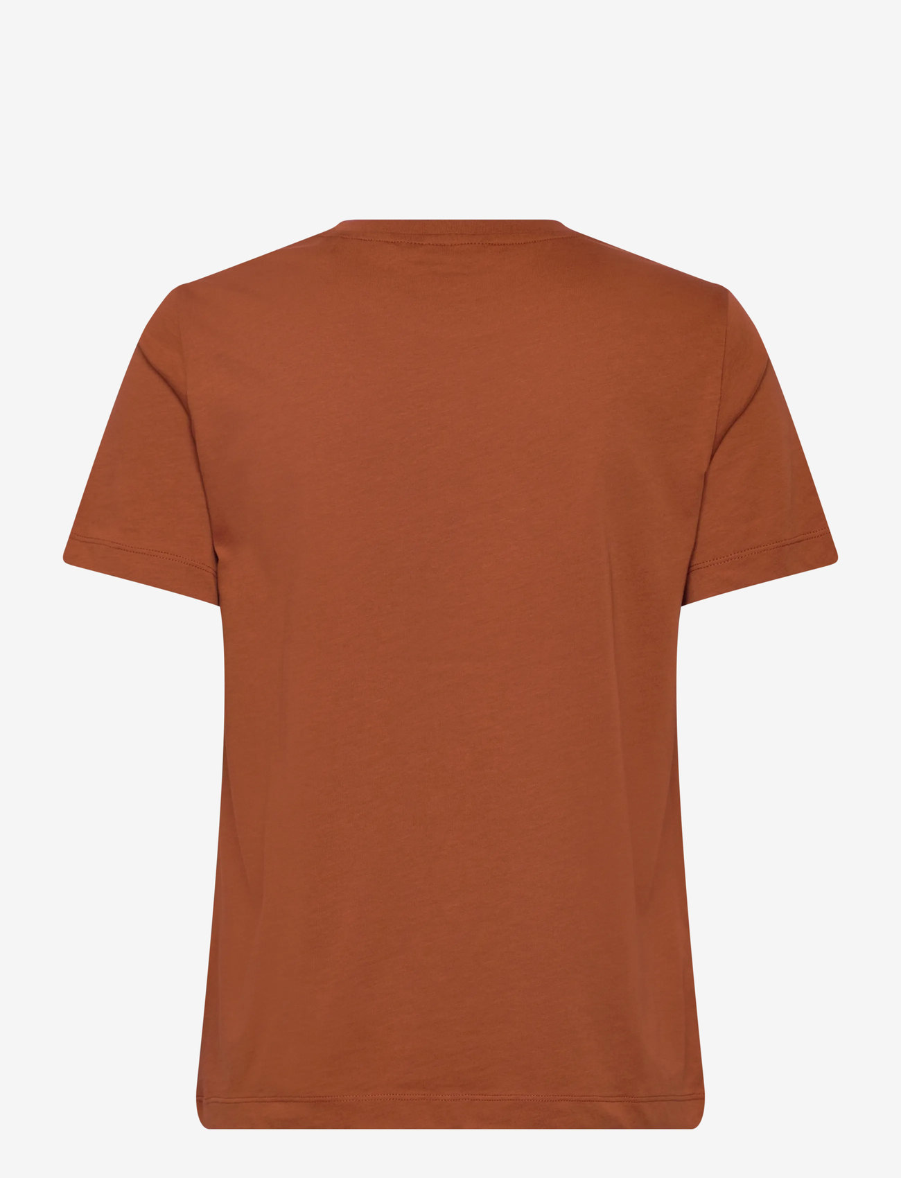 Gant - REG SHIELD SS T-SHIRT - t-shirts - rusty brown - 1