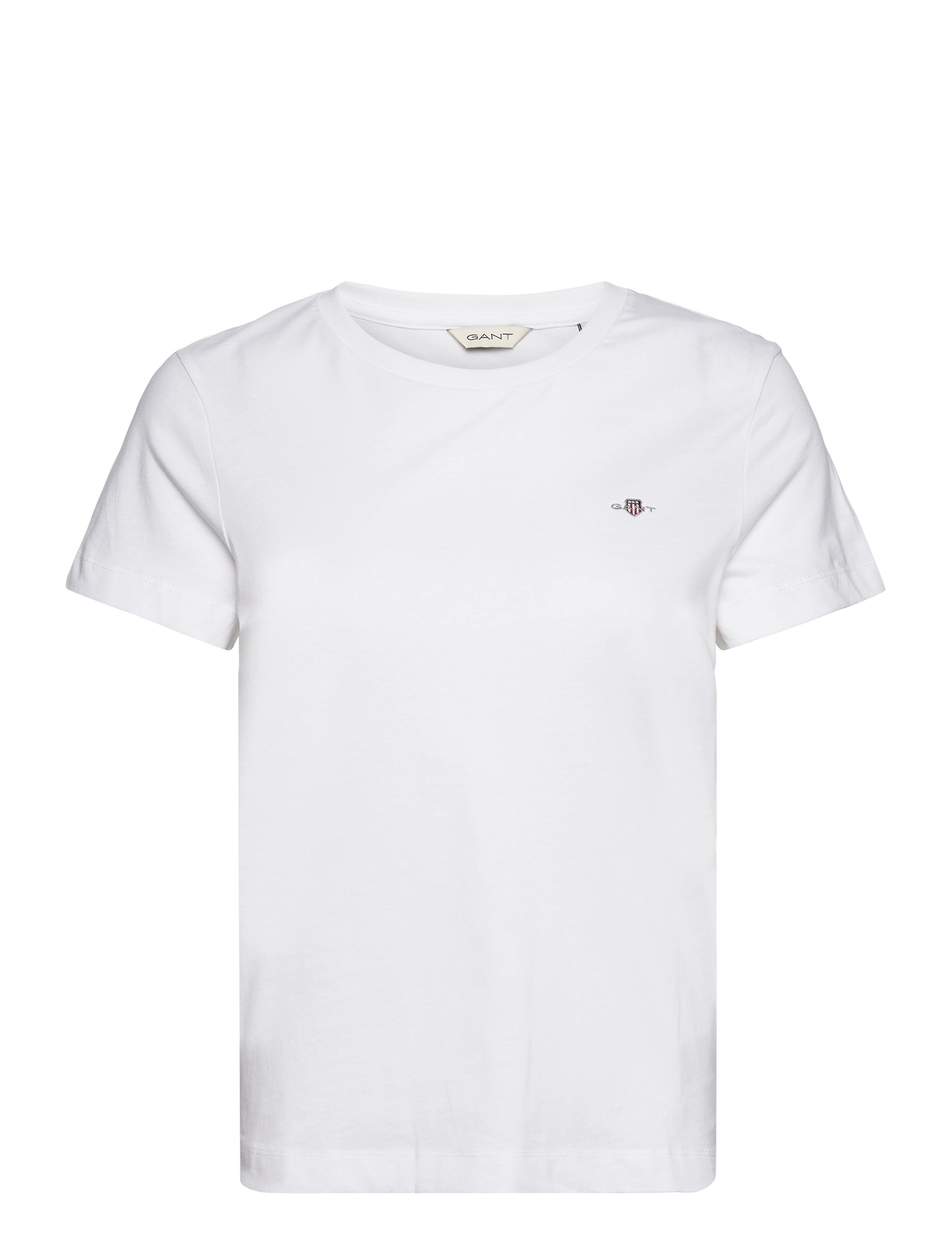 Gant REG SHIELD SS T-SHIRT - Nyheder - WHITE / white