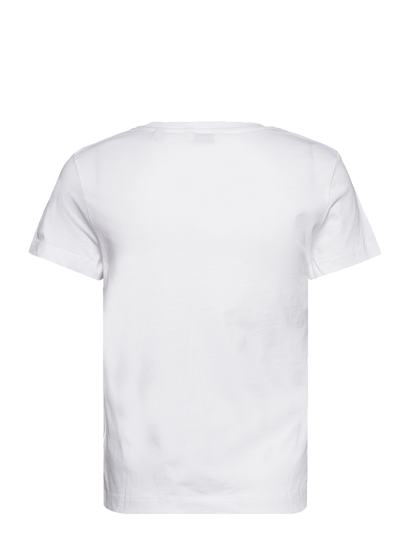 GANT - REG SHIELD SS T-SHIRT - t-shirts - white - 2