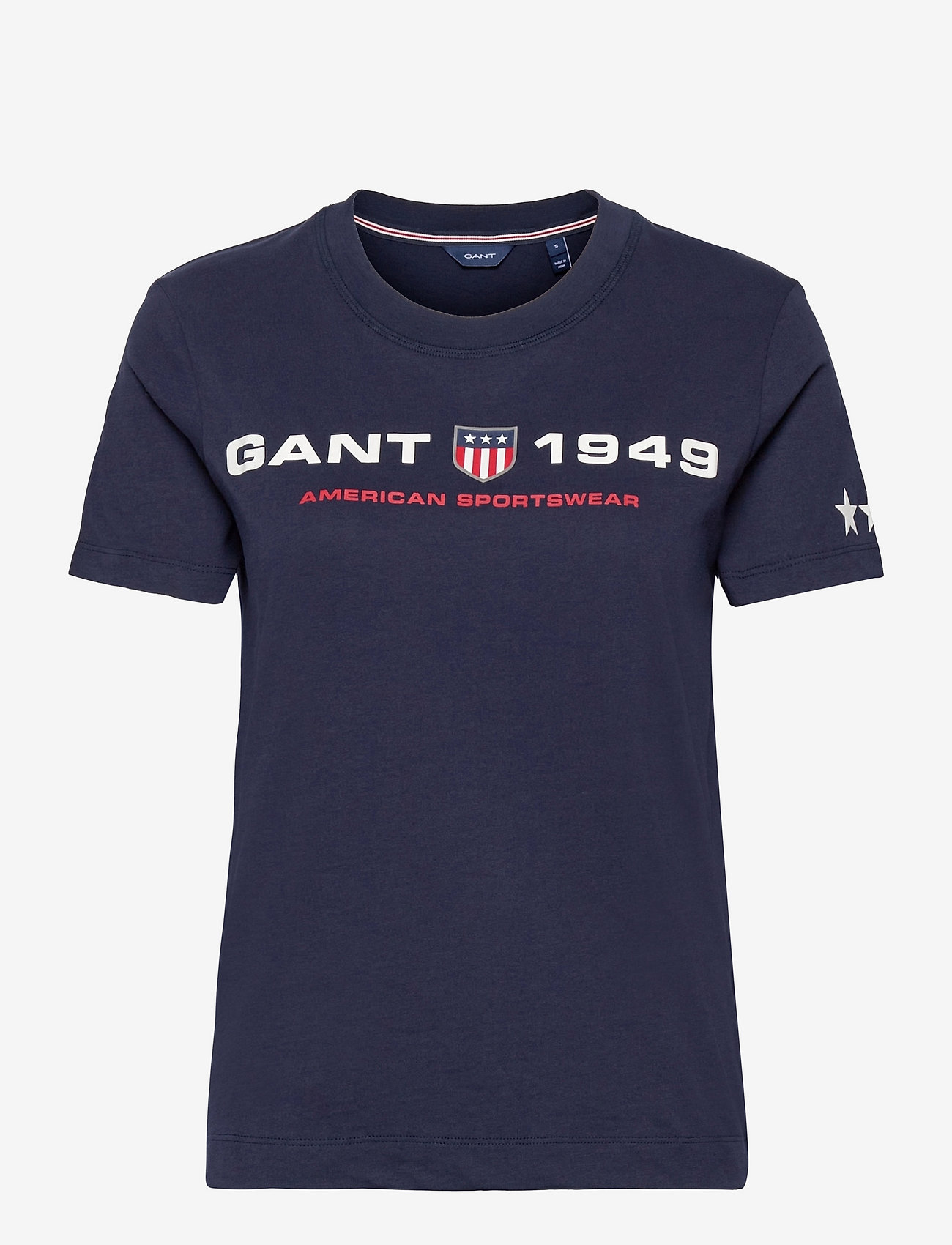 GANT - D2.GANT RETRO SHIELD SS T-SHIRT - classic blue - 0