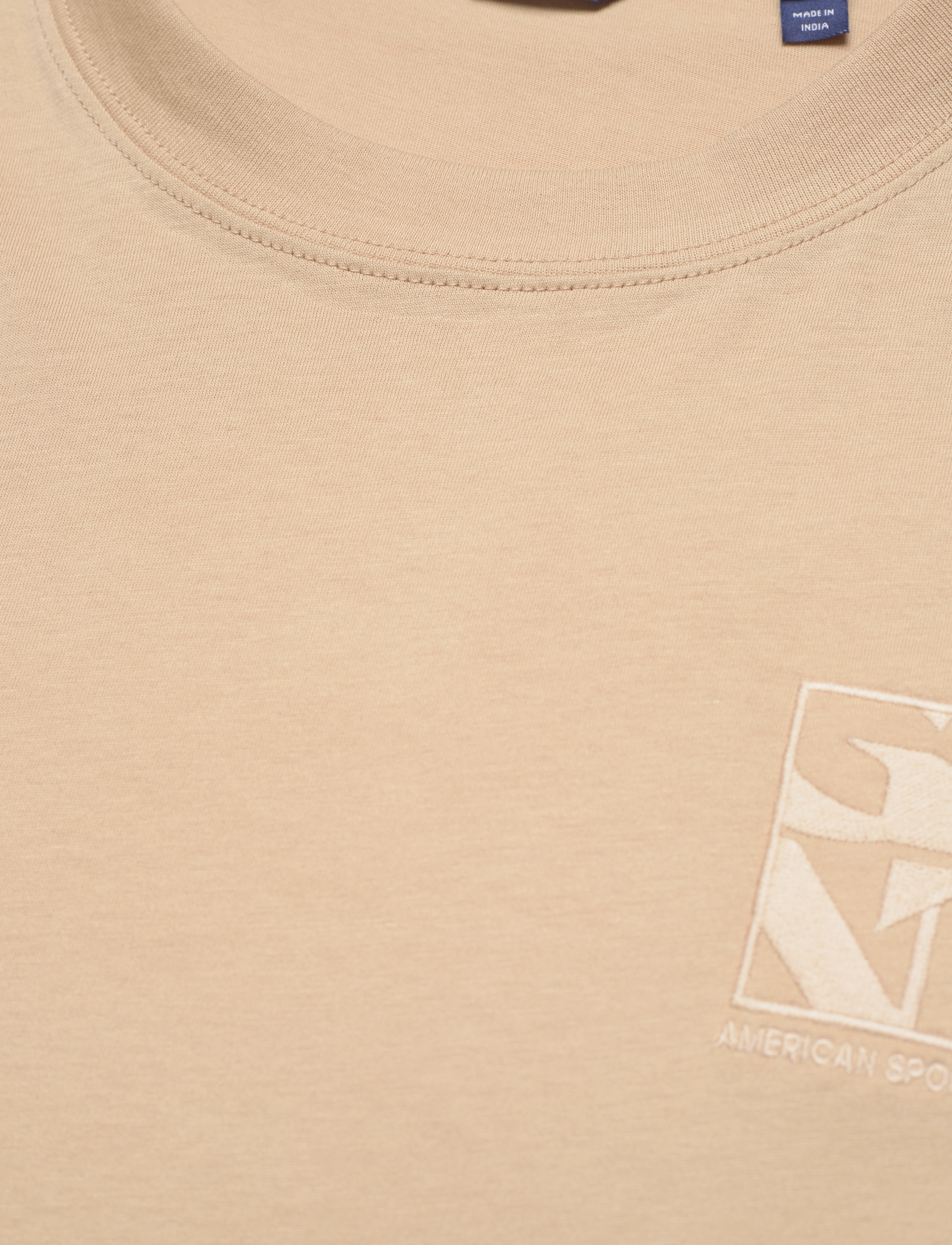 GANT - D2. TONAL EMB QUADRAT T-SHIRT - hazelwood beige - 3