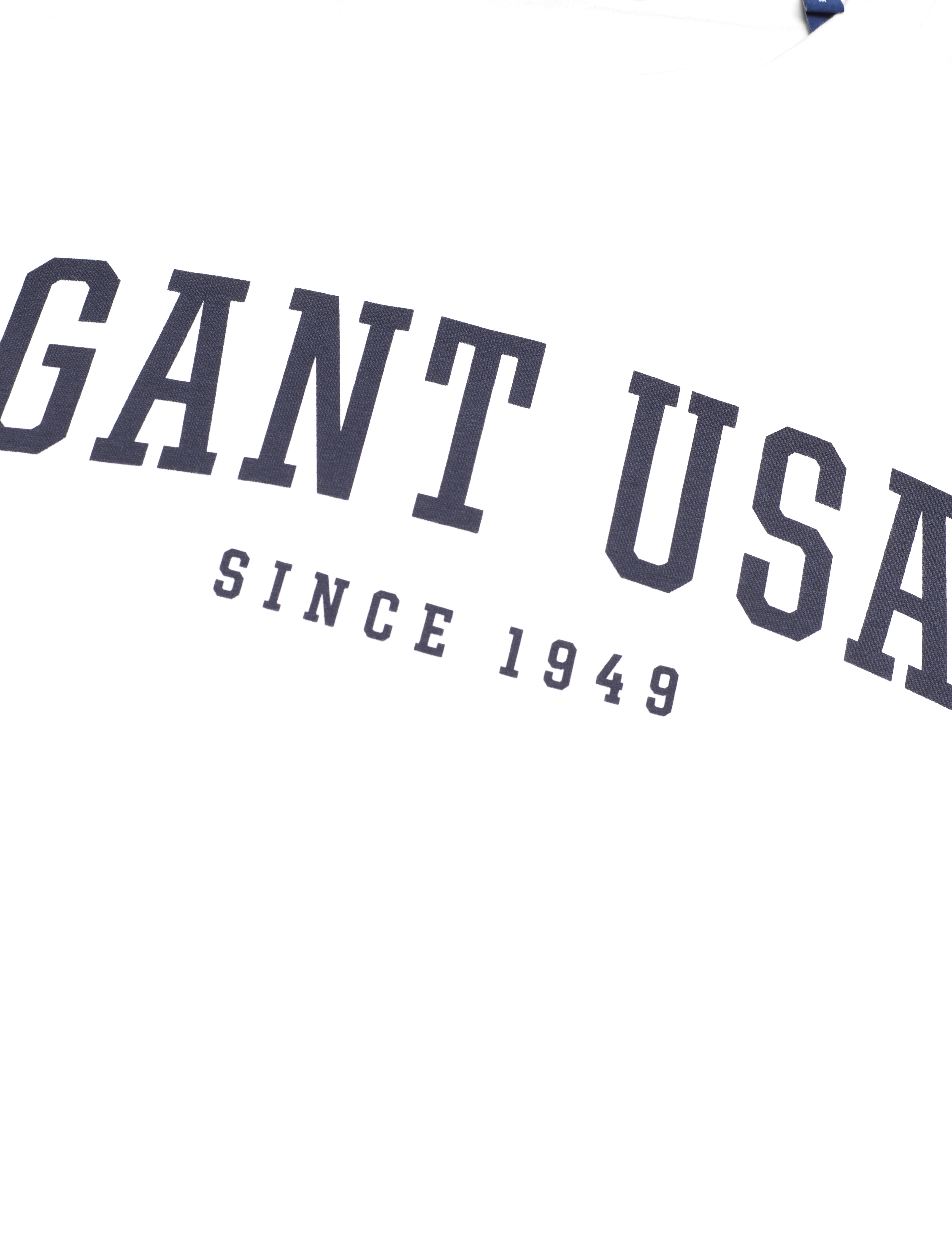 GANT - D1. GANT USA SS T-SHIRT - white - 2
