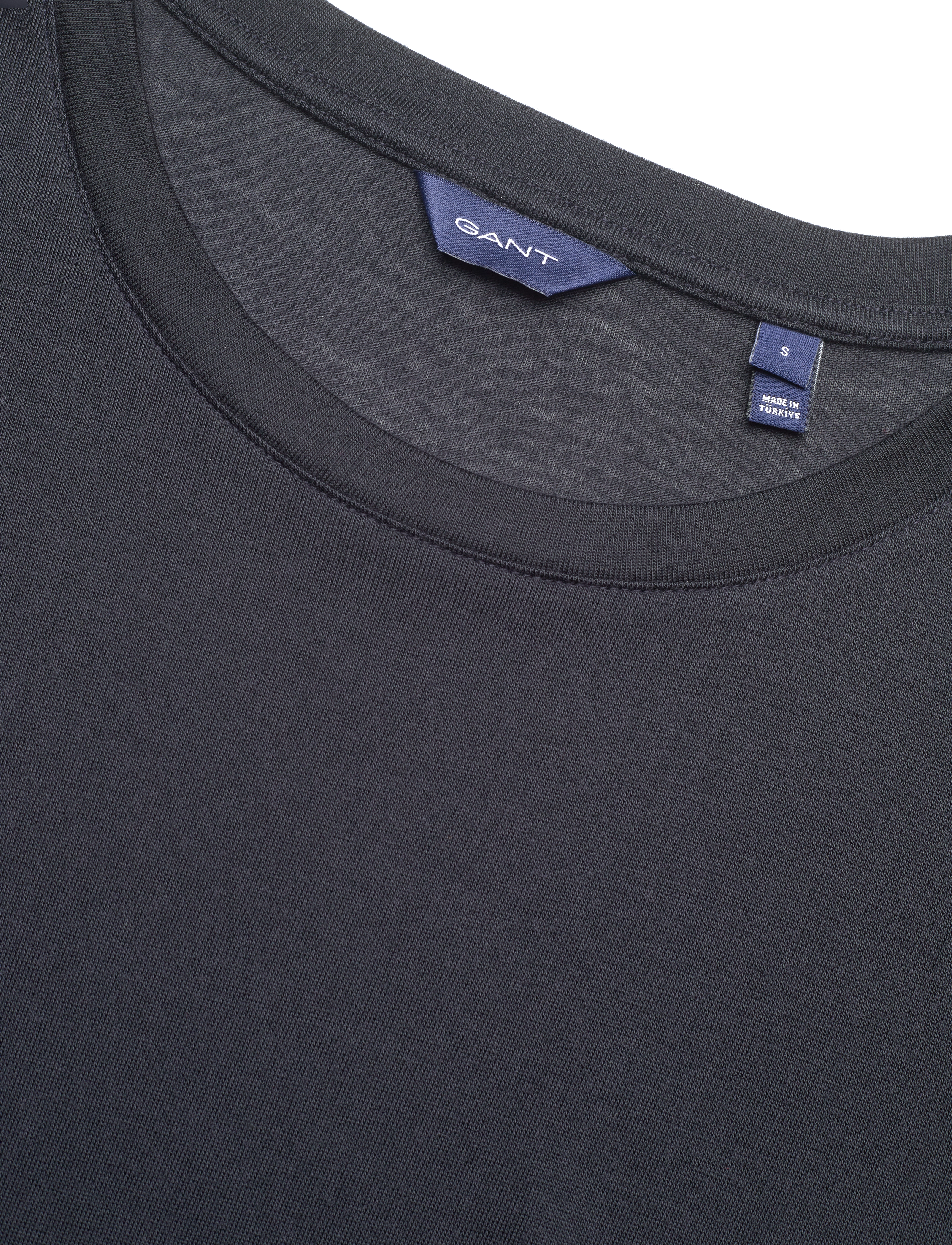 GANT - DRAPE SS T-SHIRT - evening blue - 2