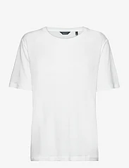 GANT - REL DRAPED SS T-SHIRT - t-shirts & tops - white - 0