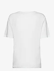 GANT - REL DRAPED SS T-SHIRT - t-shirts - white - 1
