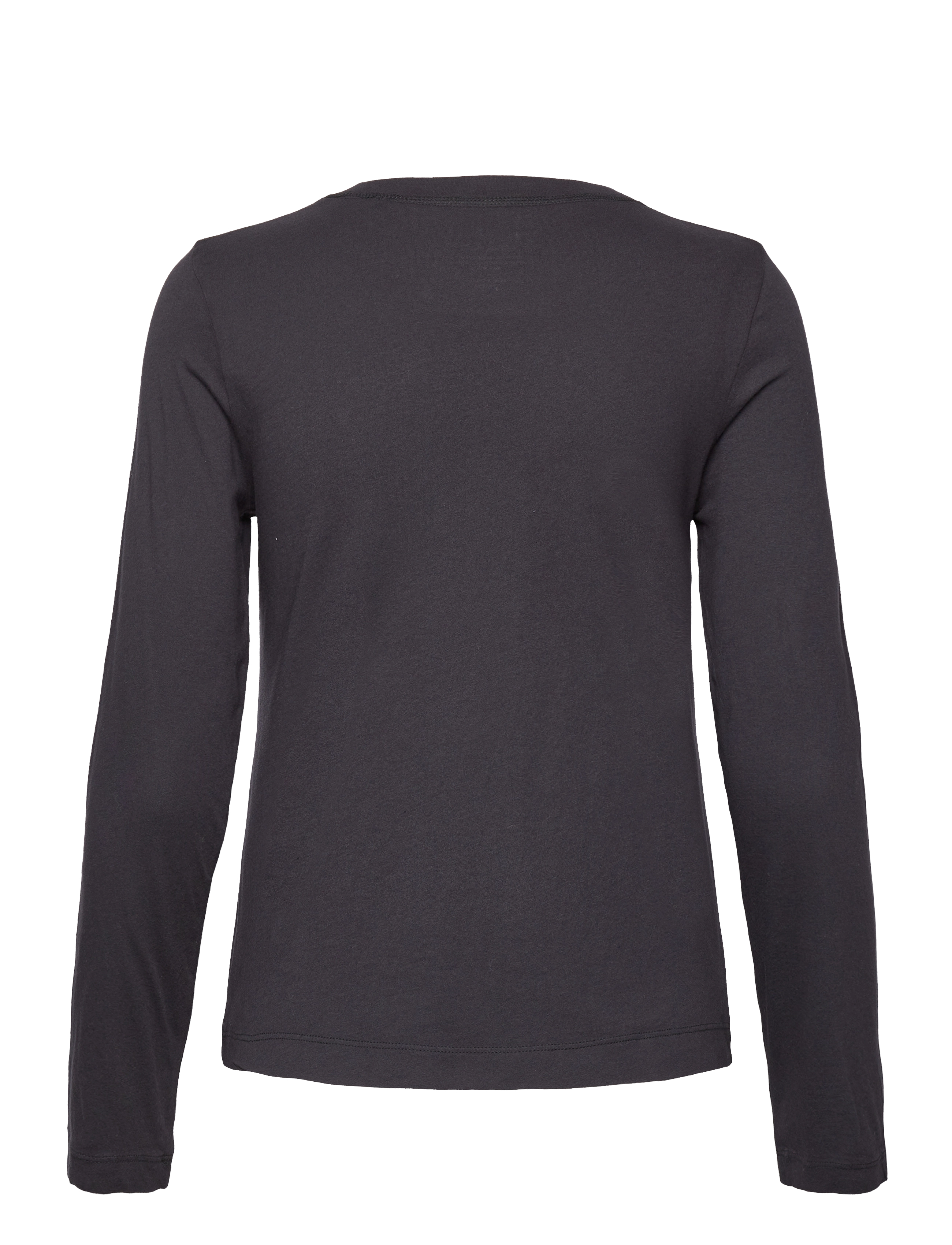 GANT - D1. QUADRAT LOGO LS T-SHIRT - ebony black - 1