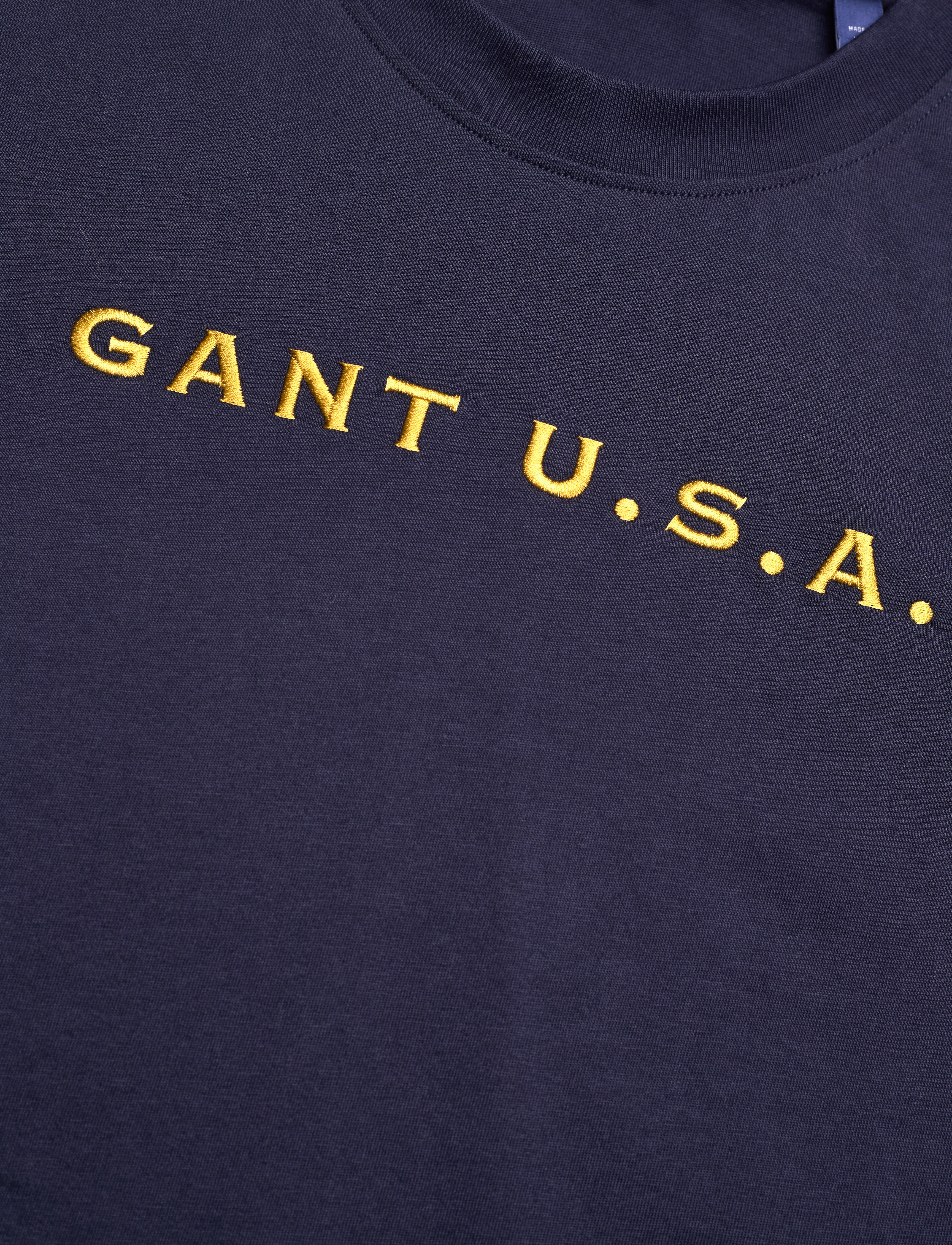 GANT - D1. LOGO SS T-SHIRT - evening blue - 2
