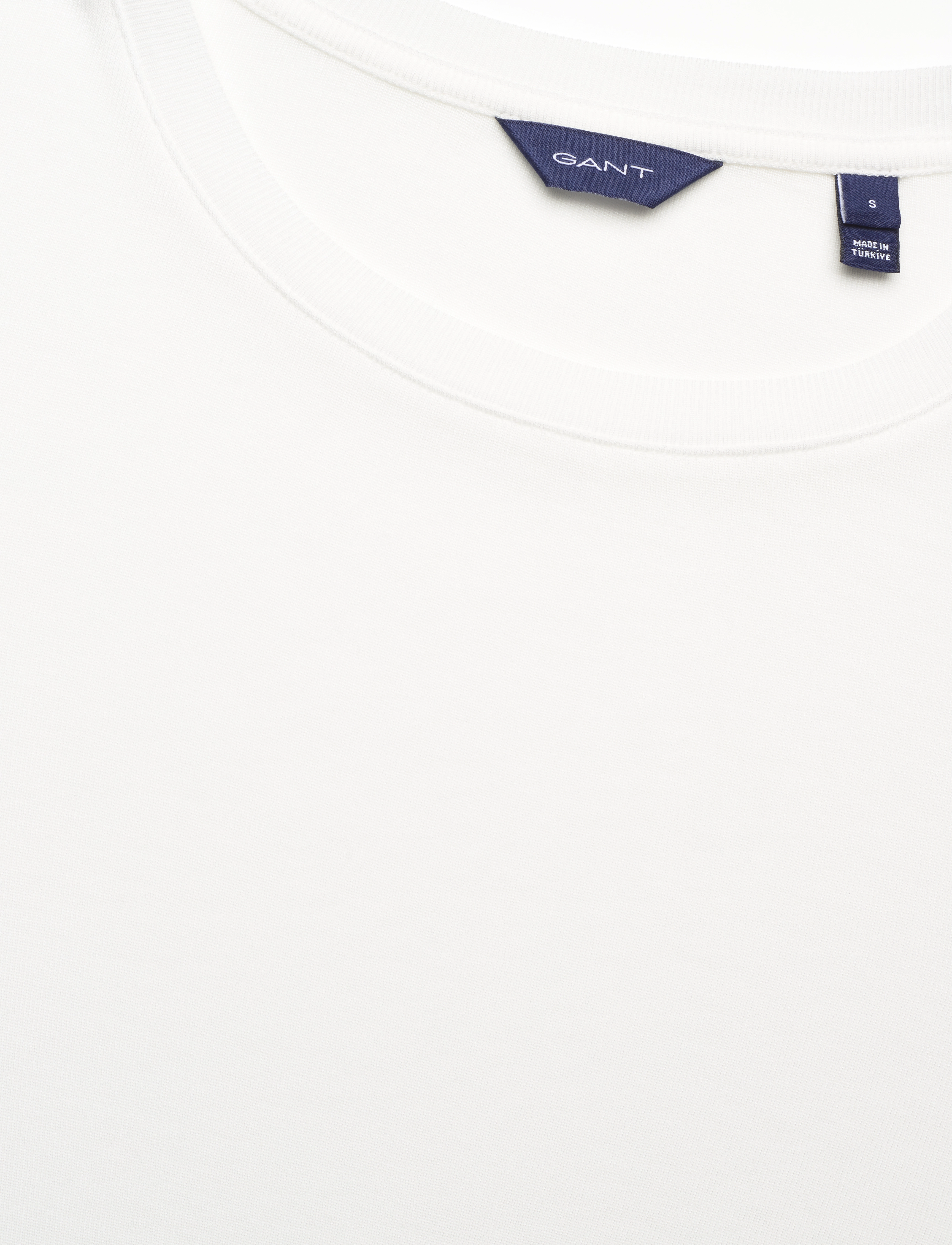 GANT - SLIM LIGHTWEIGHT SS T-SHIRT - eggshell - 2