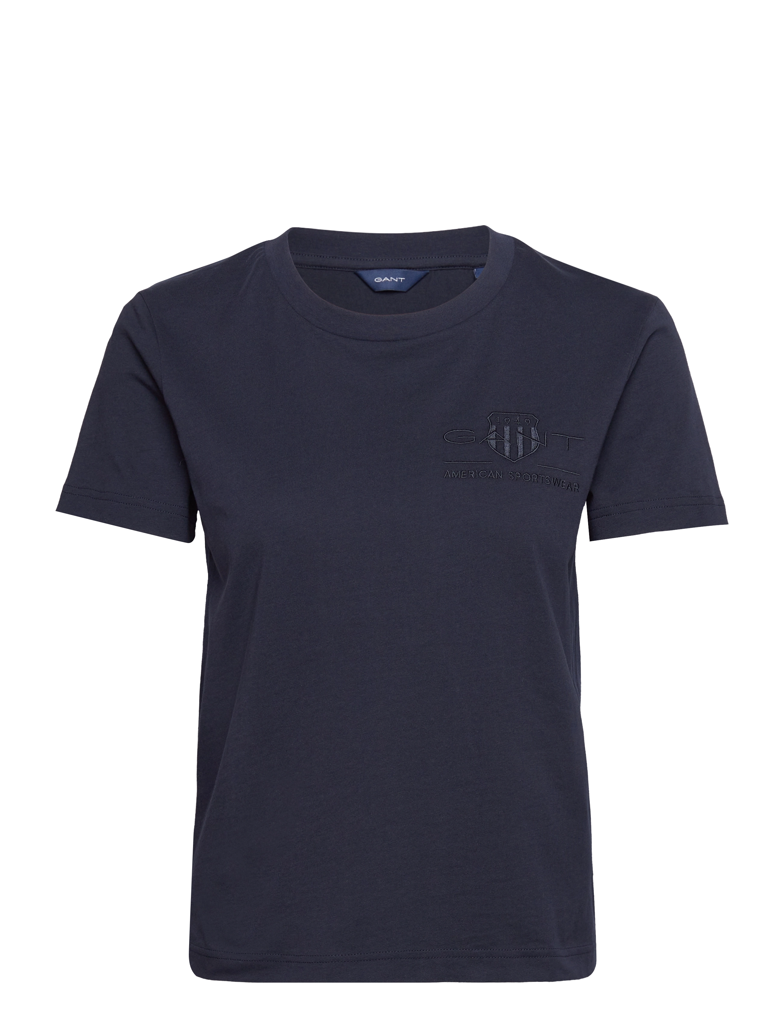 Gant REG TONAL SHIELD SS T-SHIRT - Kampagne - EVENING BLUE / navy