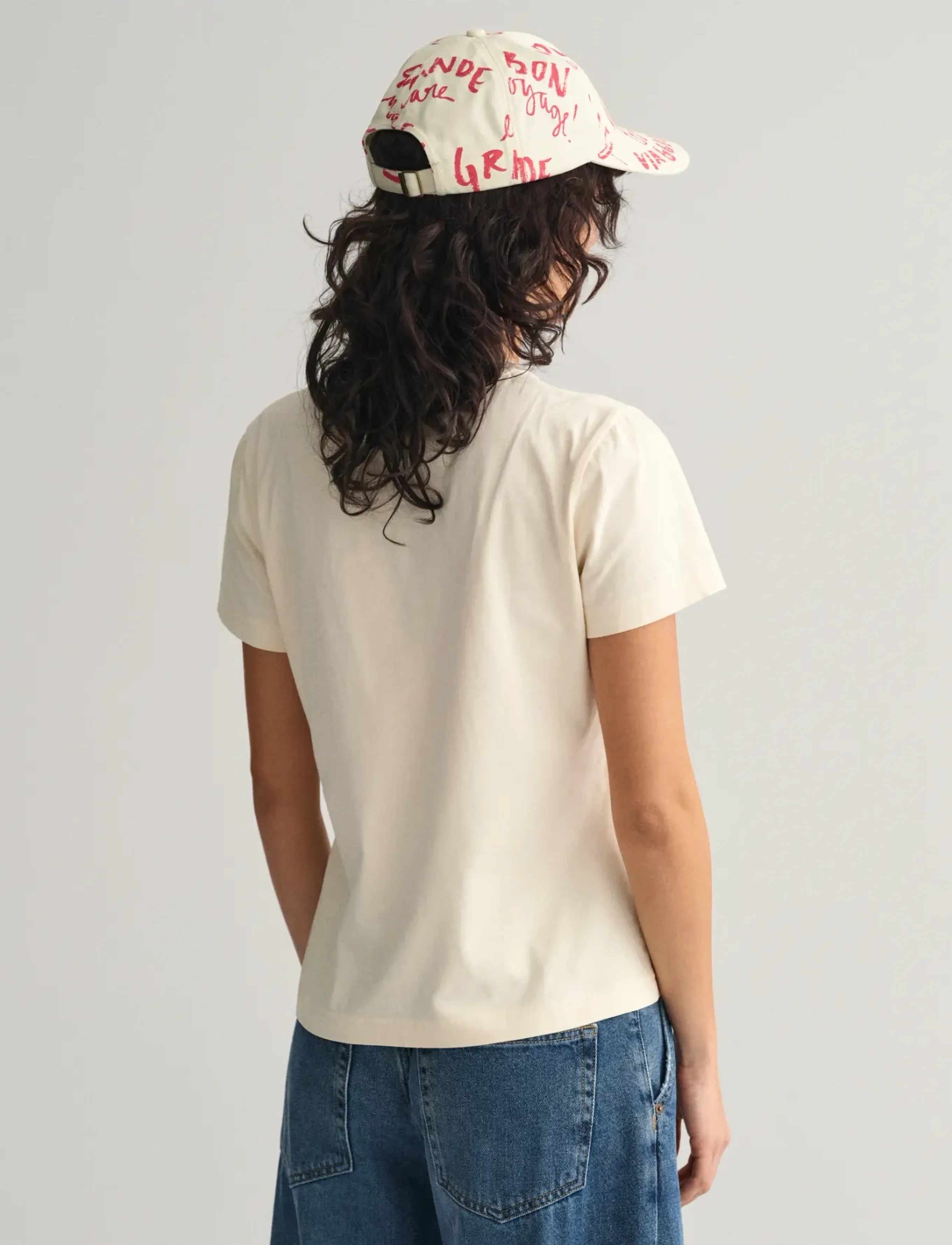 Gant - REG TONAL SHIELD SS T-SHIRT - t-shirts - linen - 3