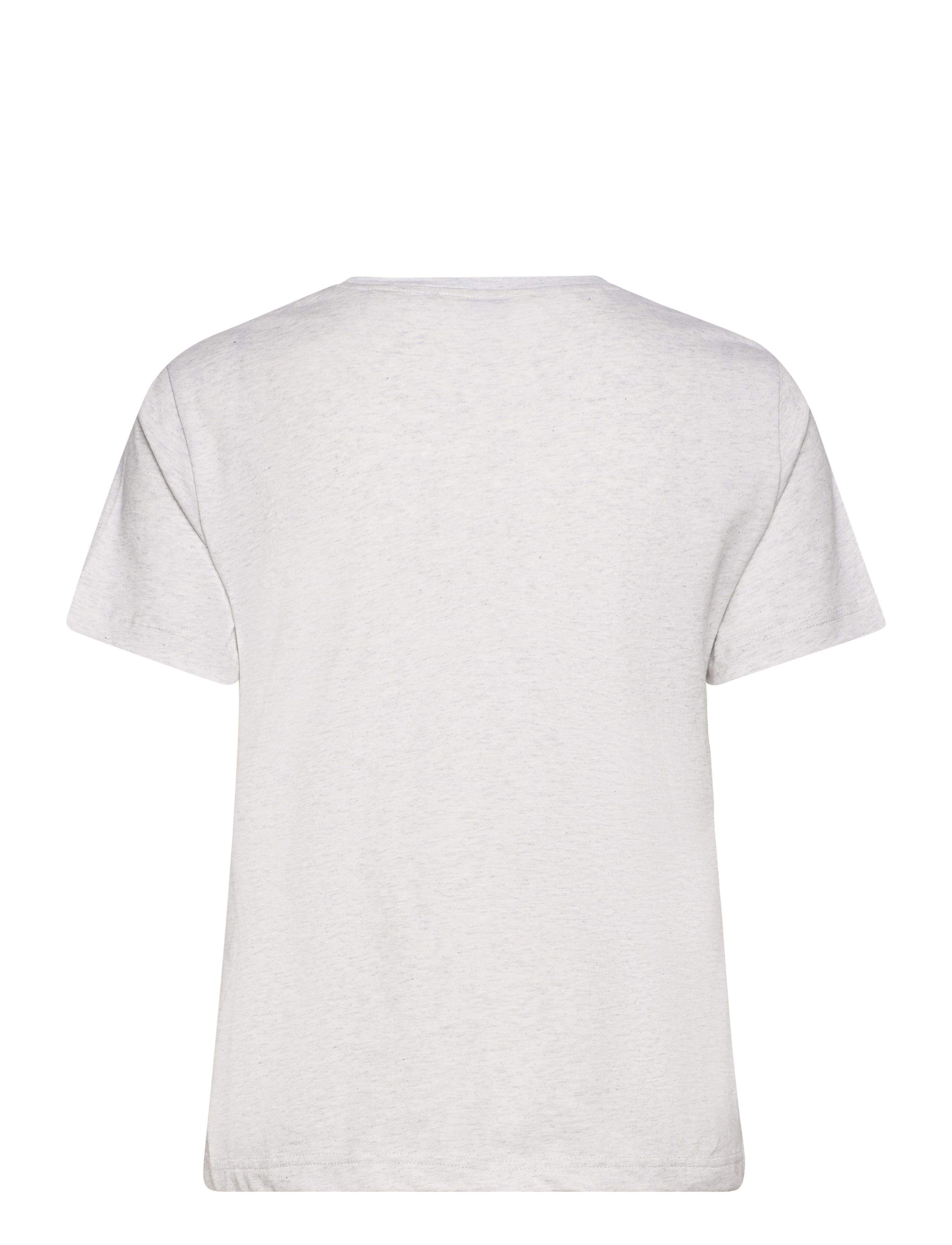 Gant - REG TONAL SHIELD SS T-SHIRT - t-shirts - pale grey melange - 1
