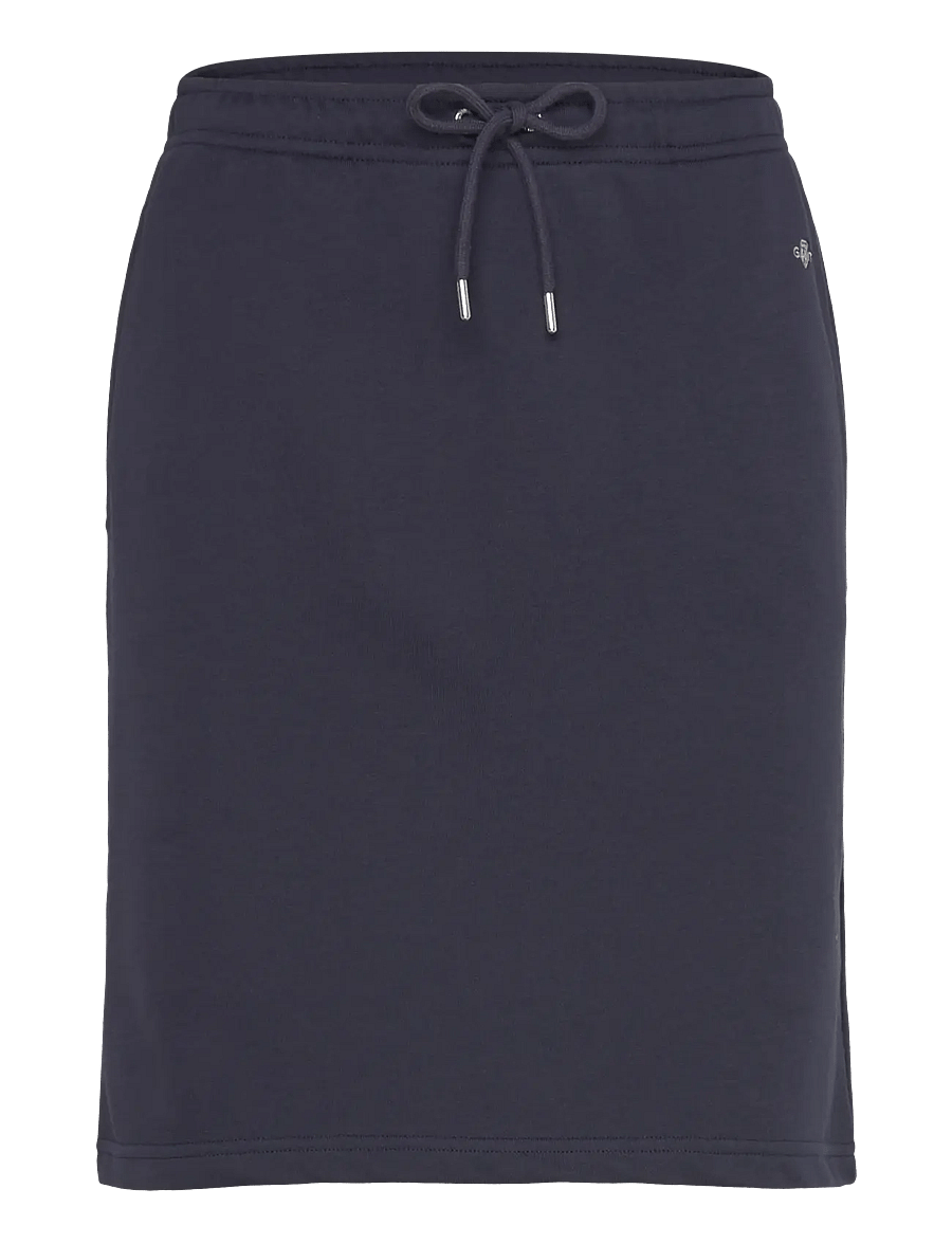 Gant - REG SHIELD JERSEY SKIRT - korta kjolar - evening blue - 1