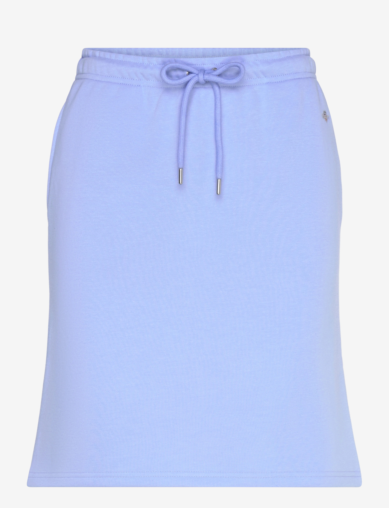 GANT - REG SHIELD JERSEY SKIRT - short skirts - hydrangea blue - 0