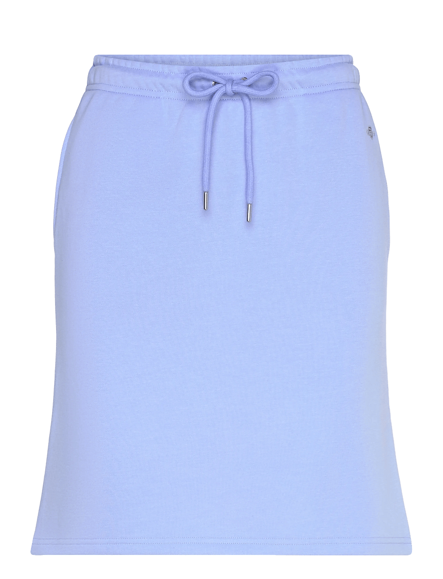 Gant - REG SHIELD JERSEY SKIRT - short skirts - hydrangea blue - 1
