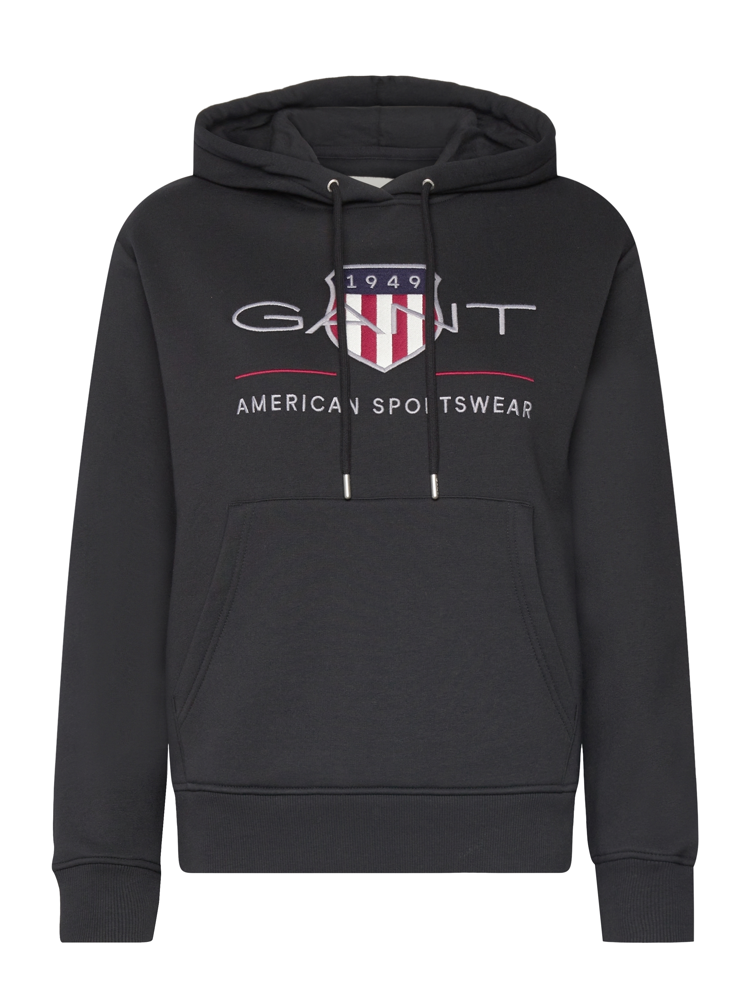 Gant ARCHIVE SHIELD HOODIE - Kapuzenpullover - BLACK / black