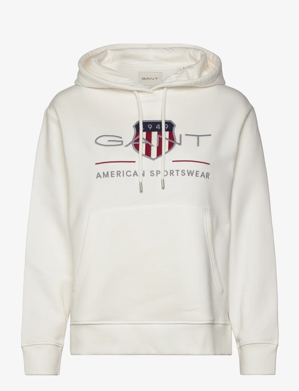 GANT - ARCHIVE SHIELD HOODIE - hættetrøjer - eggshell - 1