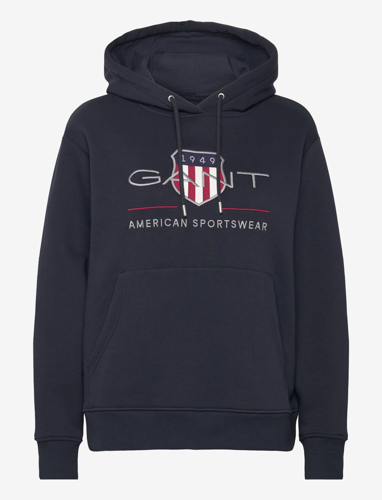 GANT - ARCHIVE SHIELD HOODIE - kapuutsiga dressipluusid - evening blue - 1