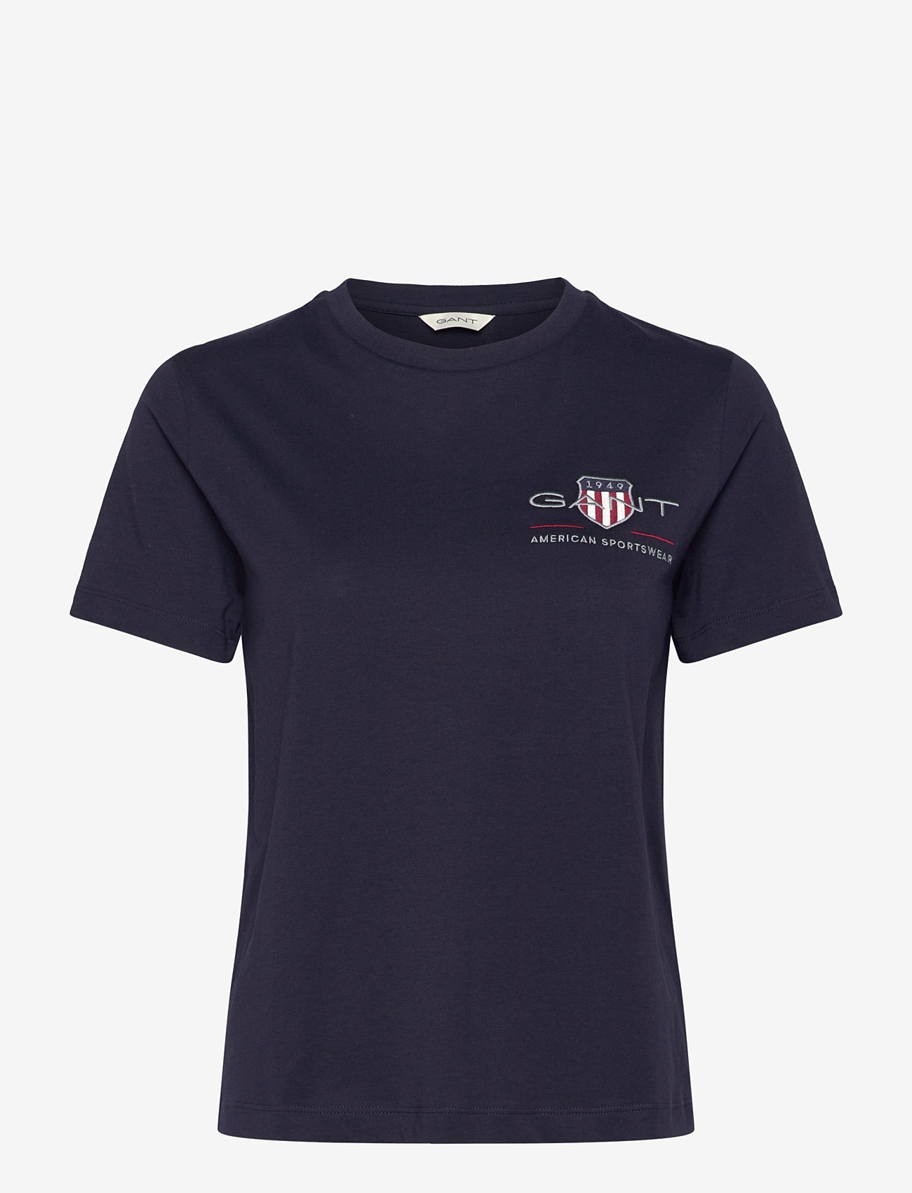 GANT - REG ARCHIVE SHIELD SS T-SHIRT - evening blue - 0