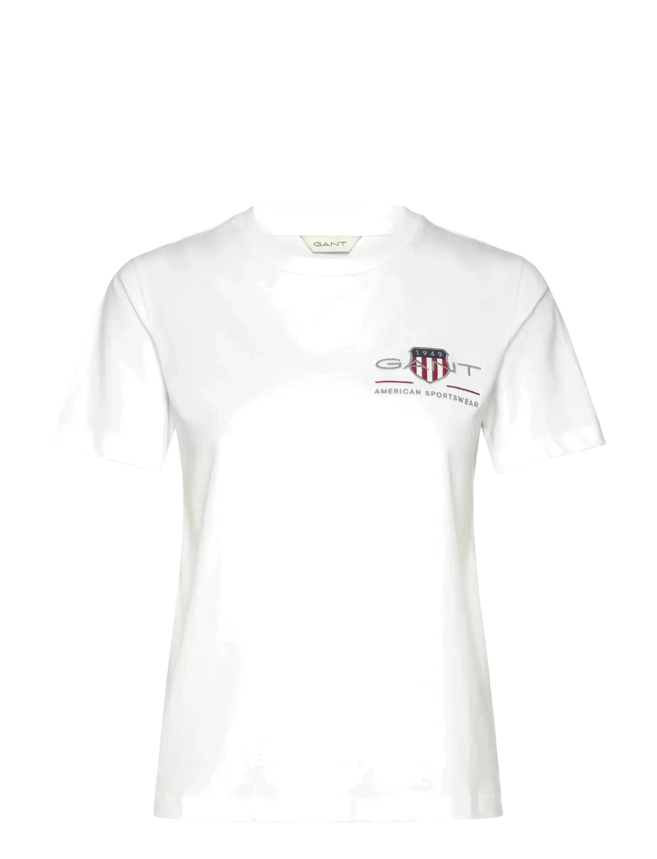 Gant REG ARCHIVE SHIELD SS T-SHIRT - T-shirts & Toppar - WHITE / white