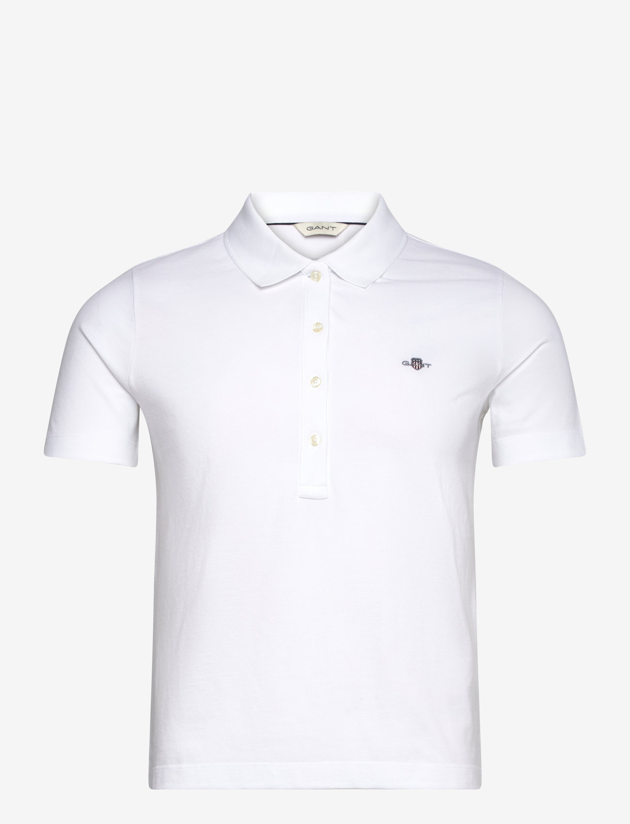 GANT - EMB ARCHIVE SHIELD POLO - poloer - white - 0