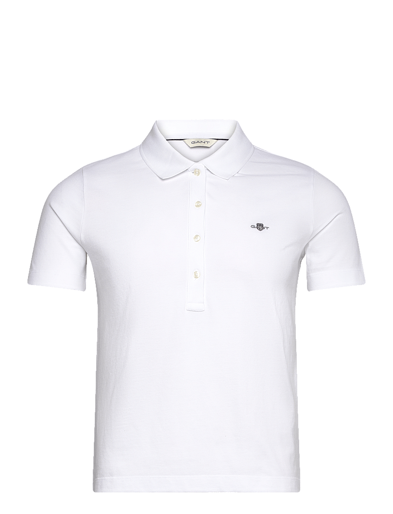 GANT - EMB ARCHIVE SHIELD POLO - poloer - white - 0