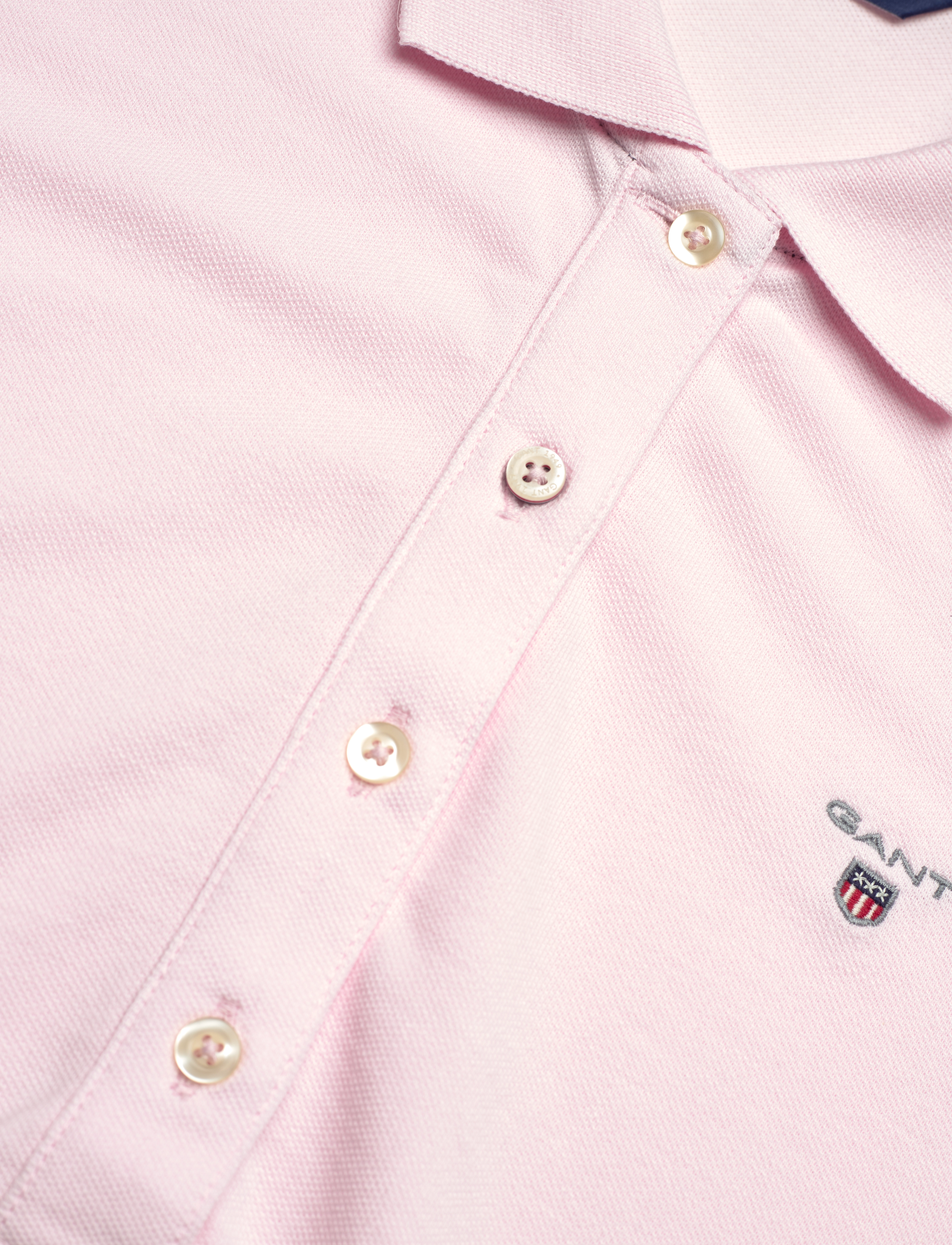 Gant - EMB ORIGINAL SHIELD PIQUE POLO - polosärgid - light pink - 2