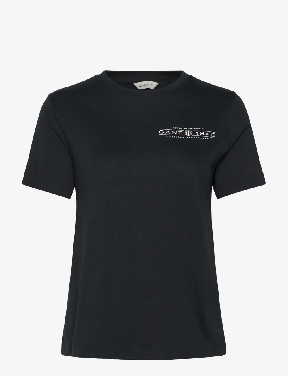 GANT - REG SHIELD SS T-SHIRT - t-shirts - black - 0