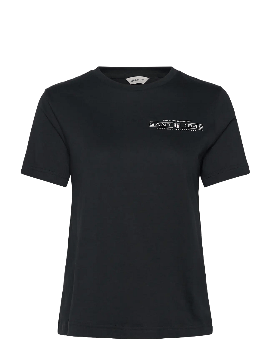 GANT - REG SHIELD SS T-SHIRT - black - 0