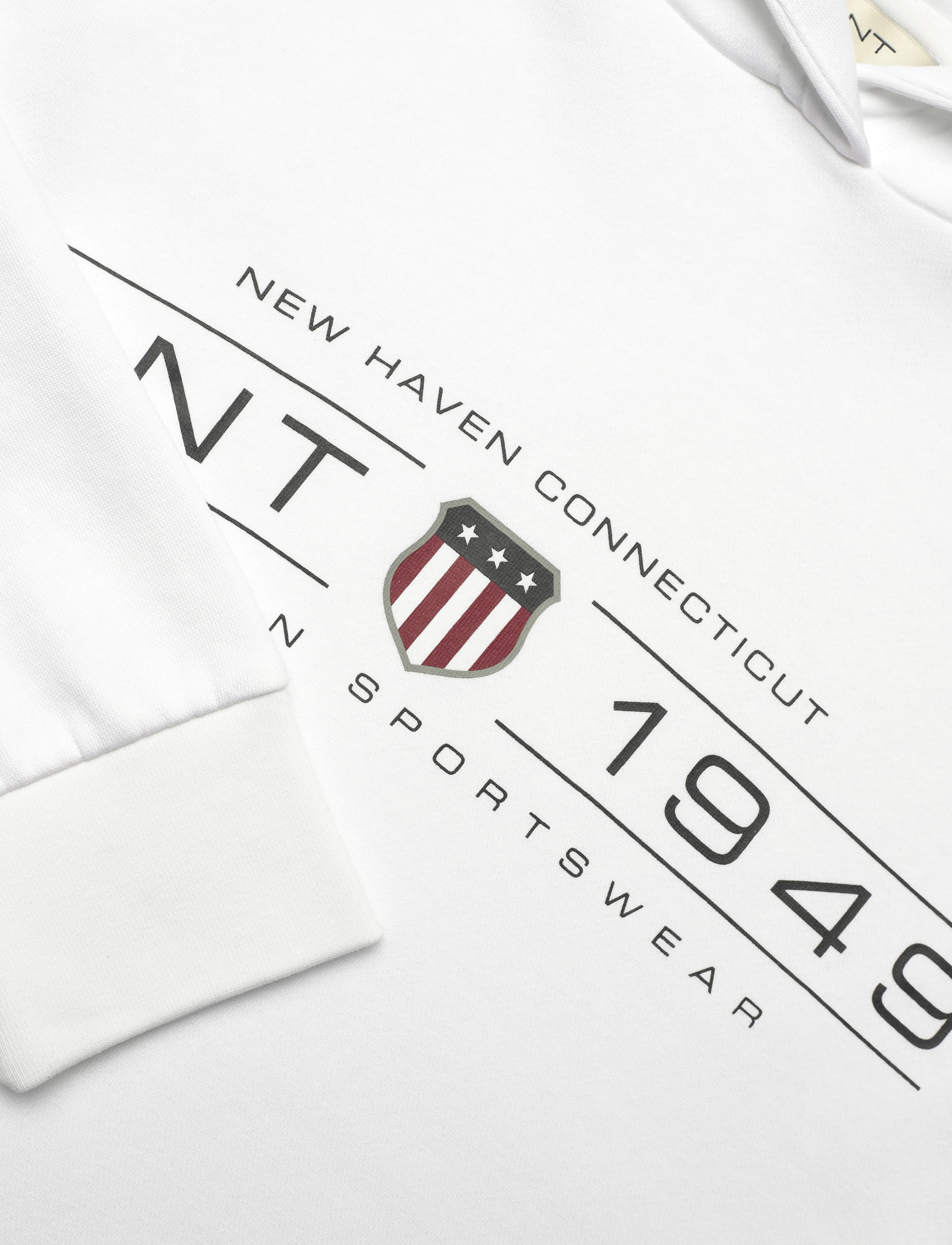 GANT - REG SHIELD HOODIE - white - 2