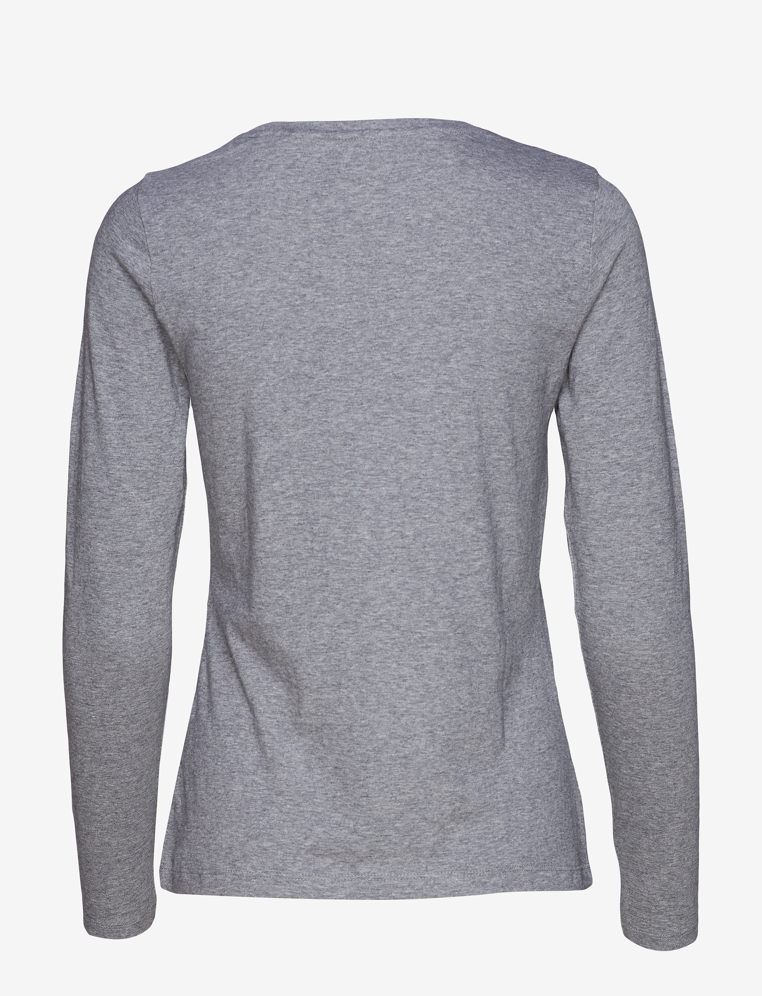 Gant - ARCH LOGO LS T-SHIRT - grey melange - 1