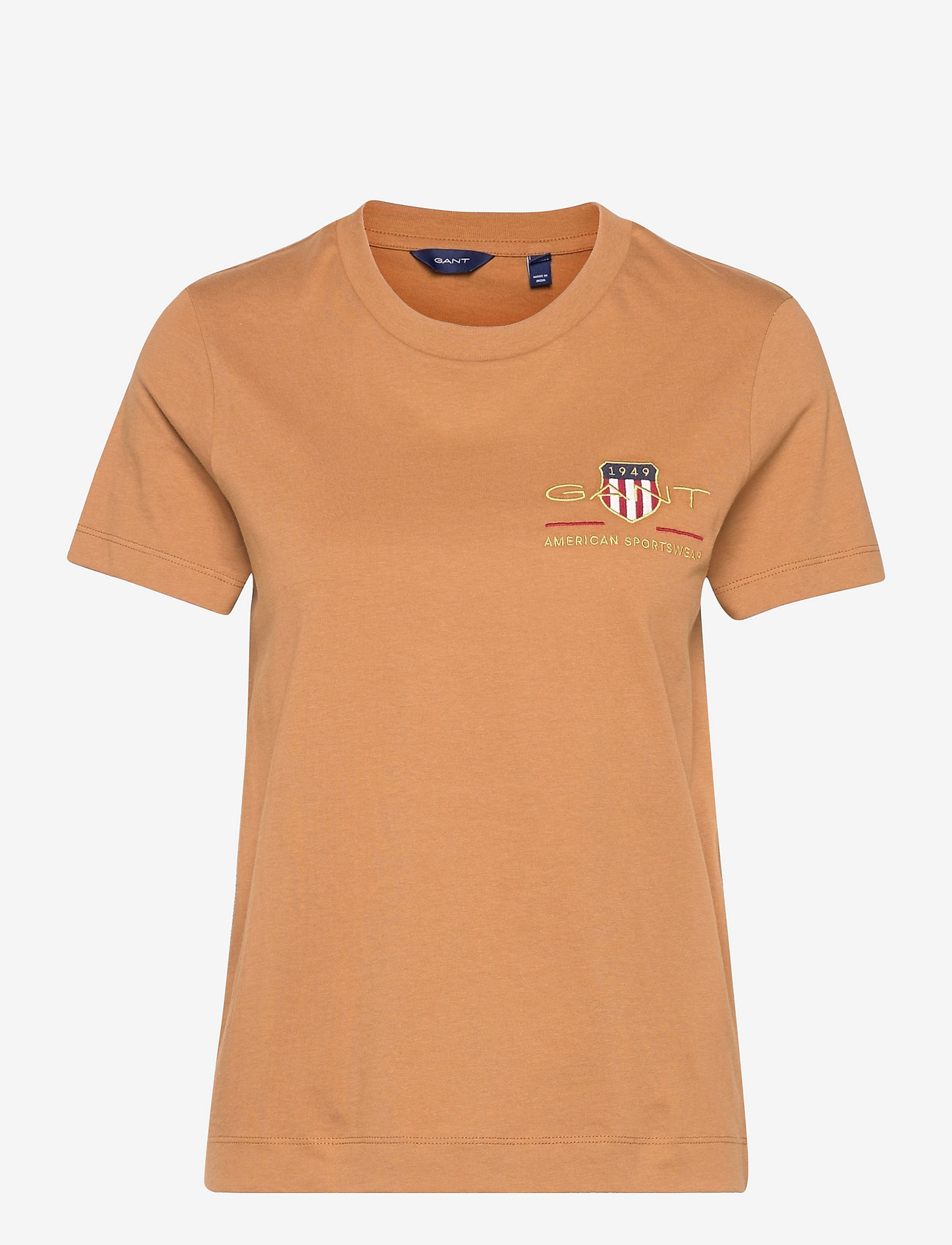 GANT - ARCHIVE SHIELD SS T-SHIRT - roasted walnut - 0