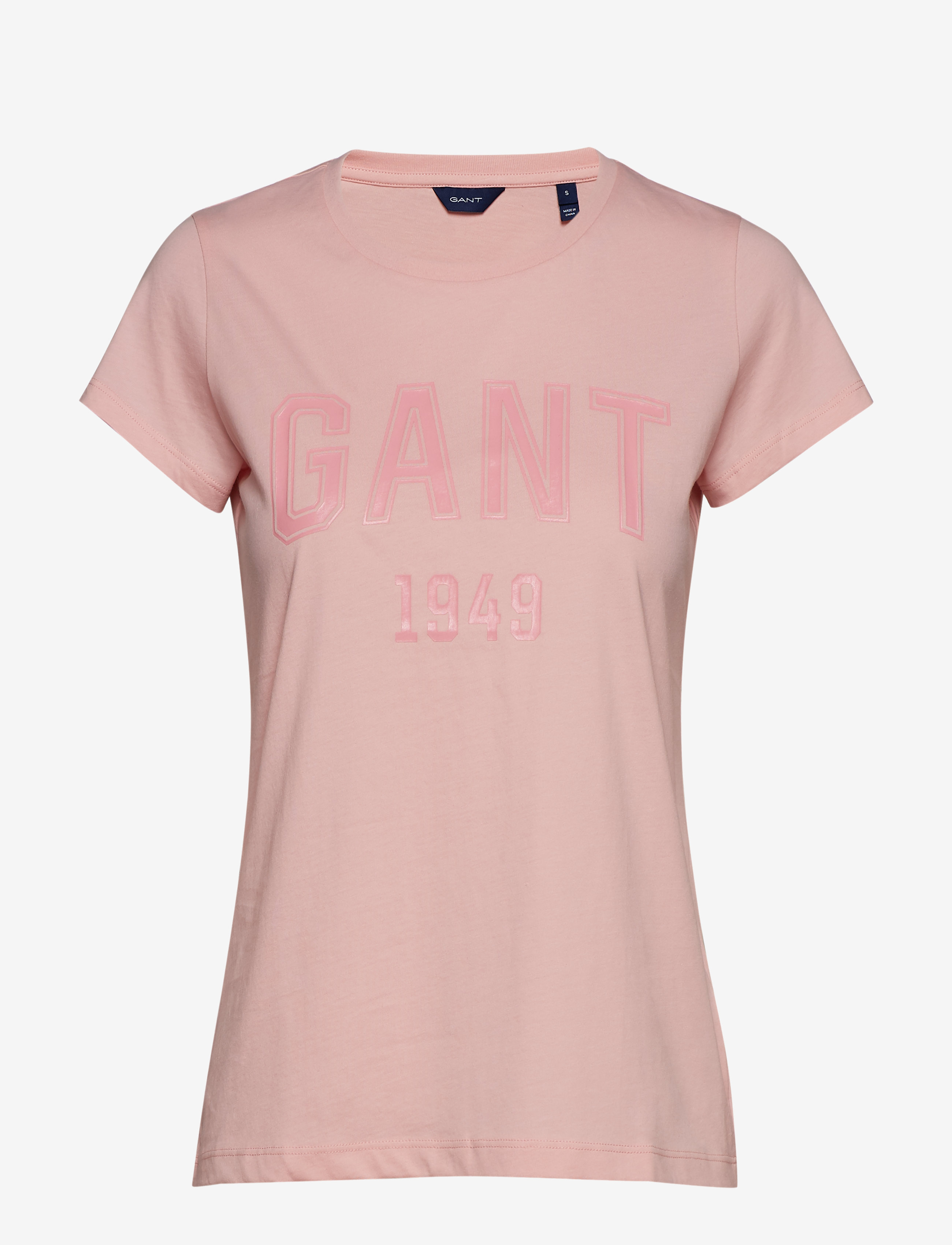 GANT - D2. 1949 LOGO SS T-SHIRT - preppy pink - 0