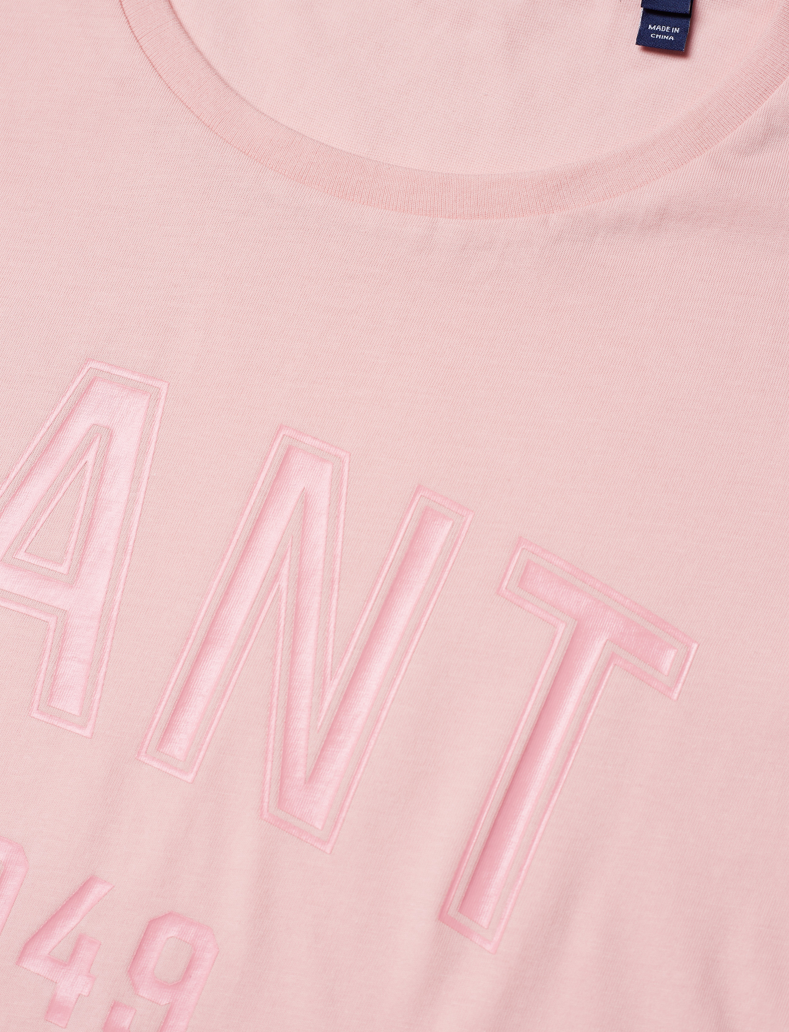 GANT - D2. 1949 LOGO SS T-SHIRT - preppy pink - 2