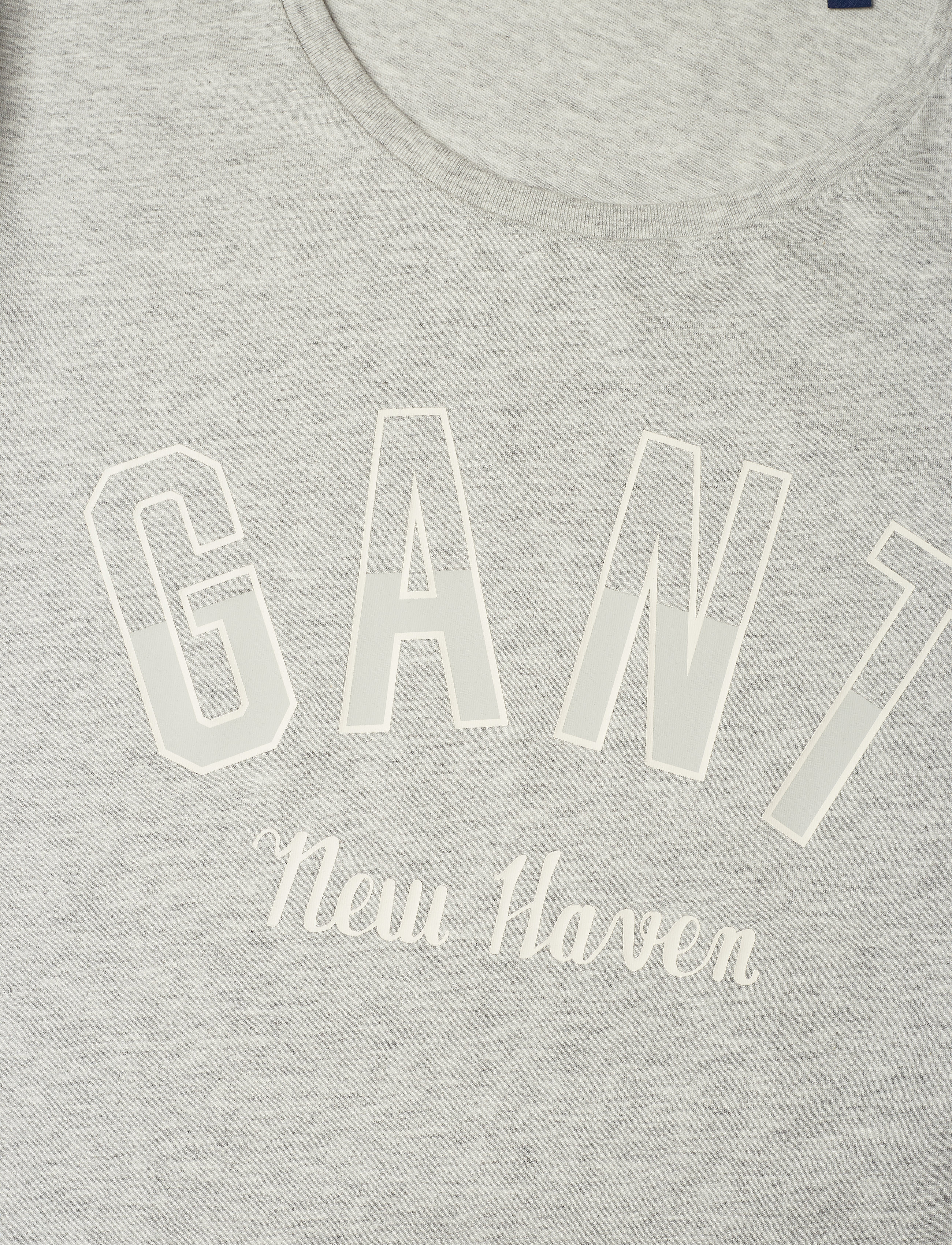 GANT - D1. GANT N.H SS T-SHIRT - light grey melange - 2