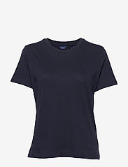 GANT - ORIGINAL SS T-SHIRT - t-shirts - evening blue - 0