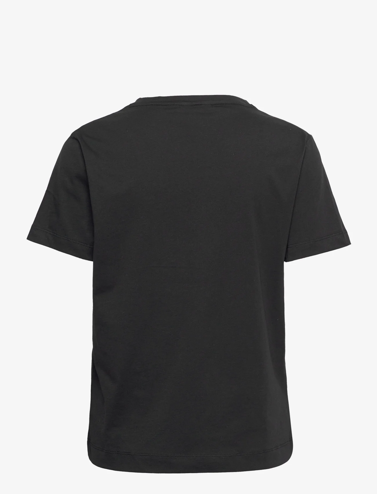 GANT - ORIGINAL V-NECK SS T-SHIRT - t-skjorter - black - 1