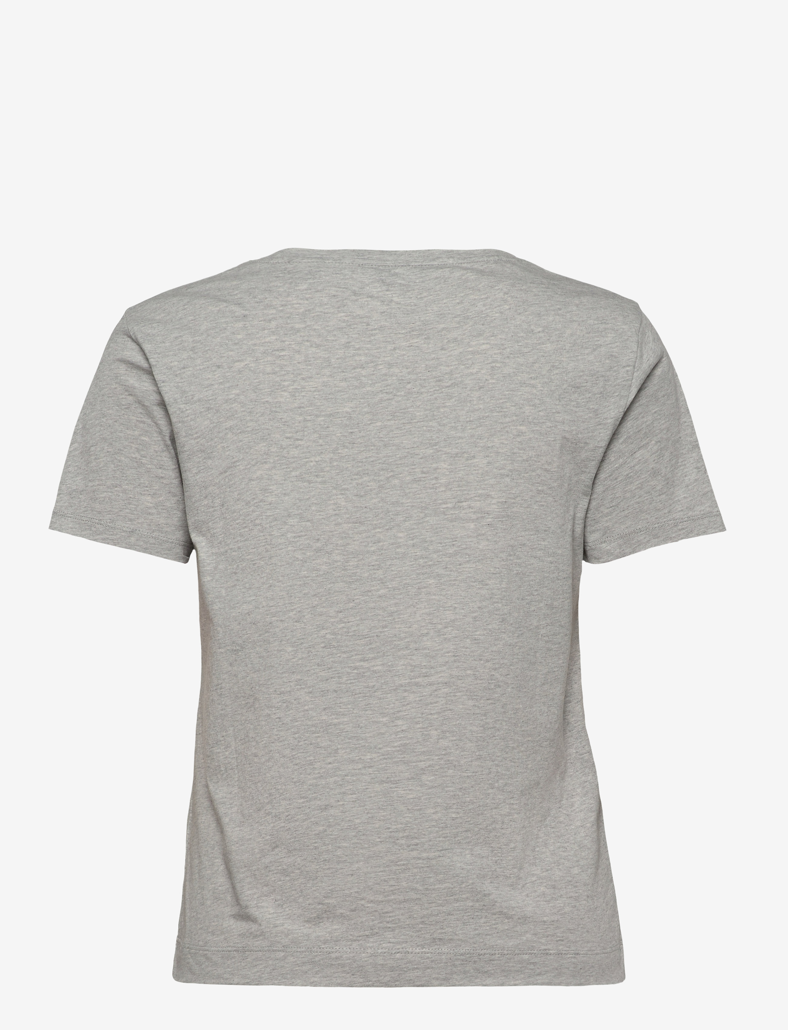 Gant - ORIGINAL V-NECK SS T-SHIRT - light grey melange - 1