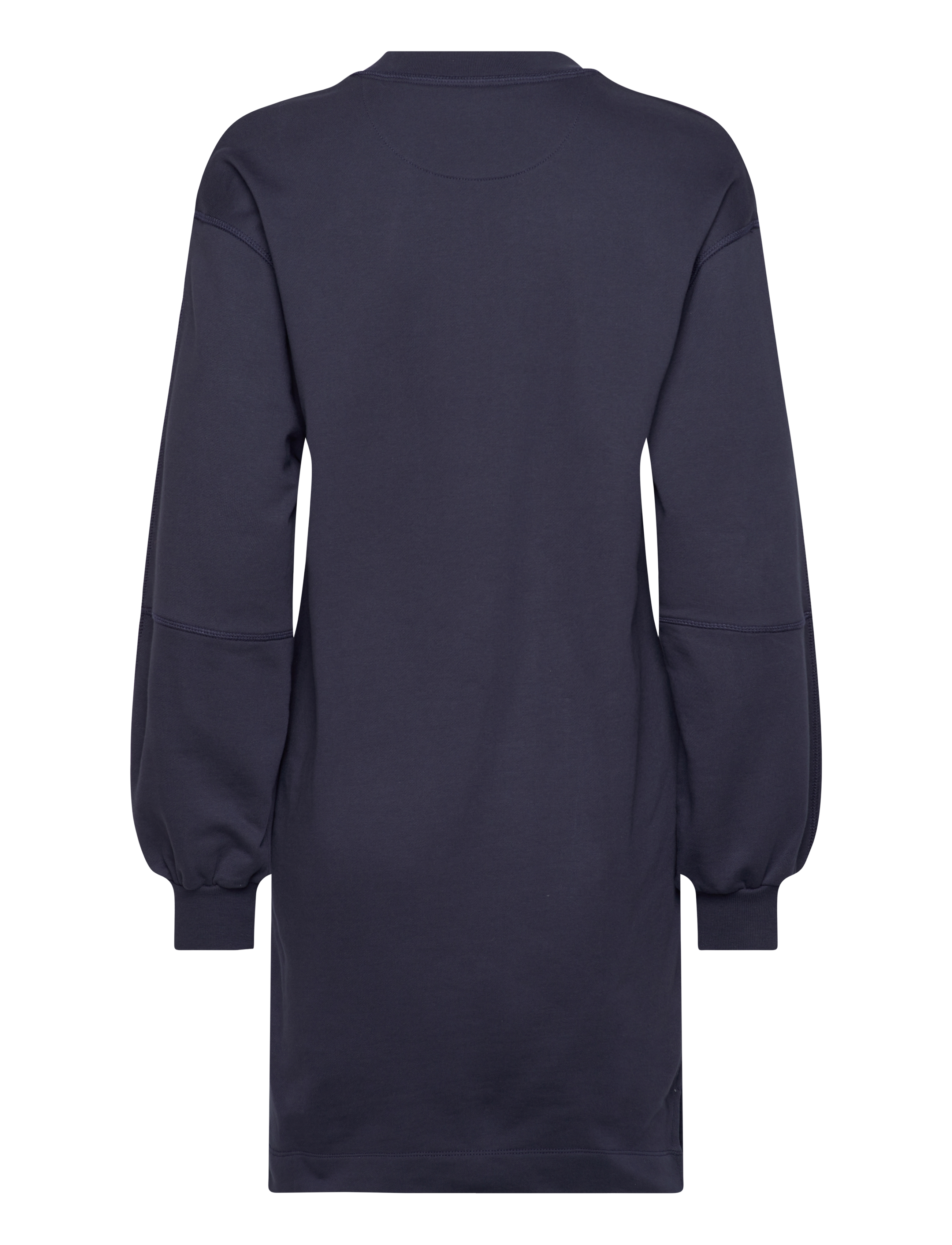 GANT - LOGO VOLUME LS C-NECK DRESS - evening blue - 1