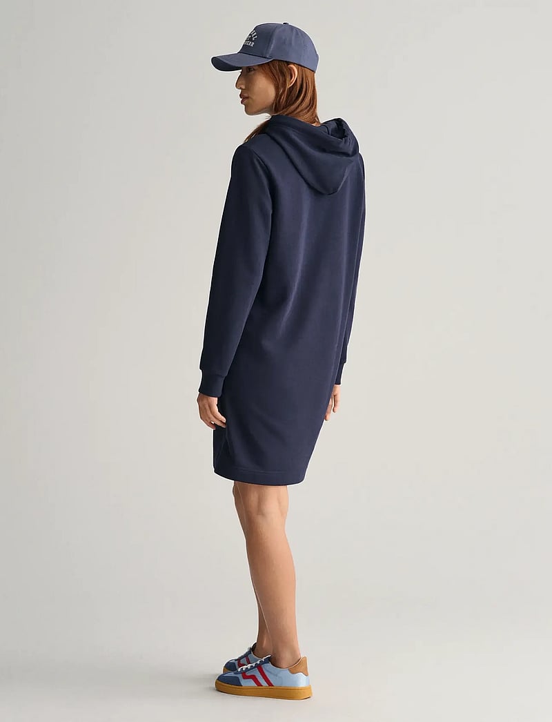 GANT - REG TONAL SHIELD DRESS - korta klänningar - evening blue - 3